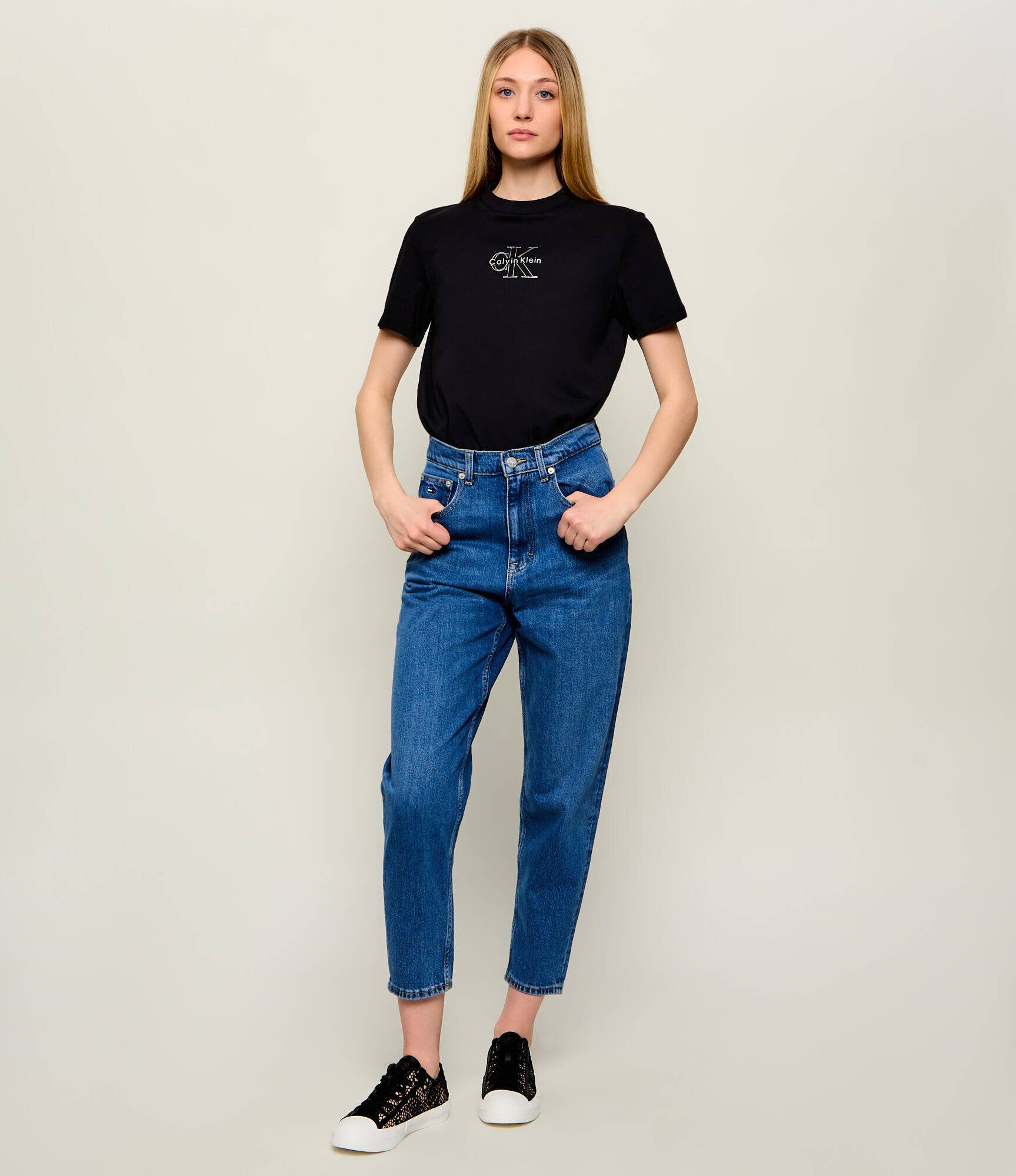 Tommy Jeans Blugi CH0130 | Mom Fit | high waist