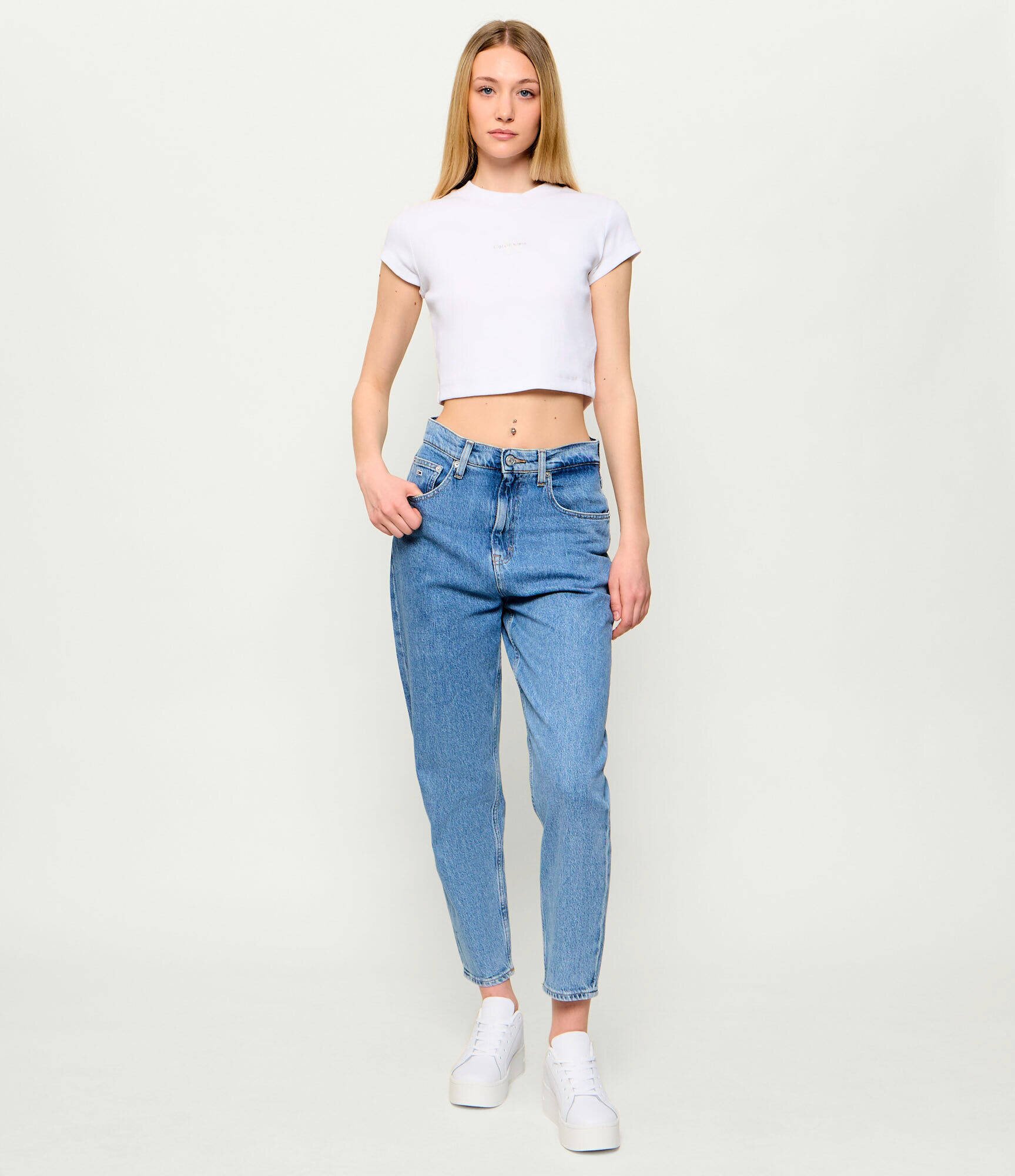Tommy Jeans Blugi | Tapered fit | high rise