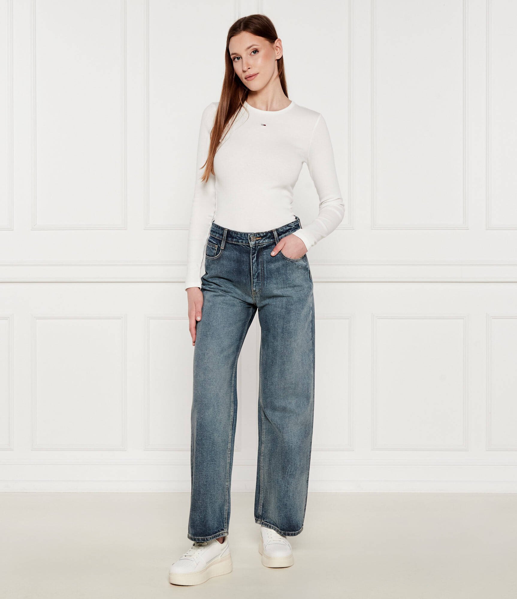 Tommy Jeans Bluză ESSENTIAL | Slim Fit