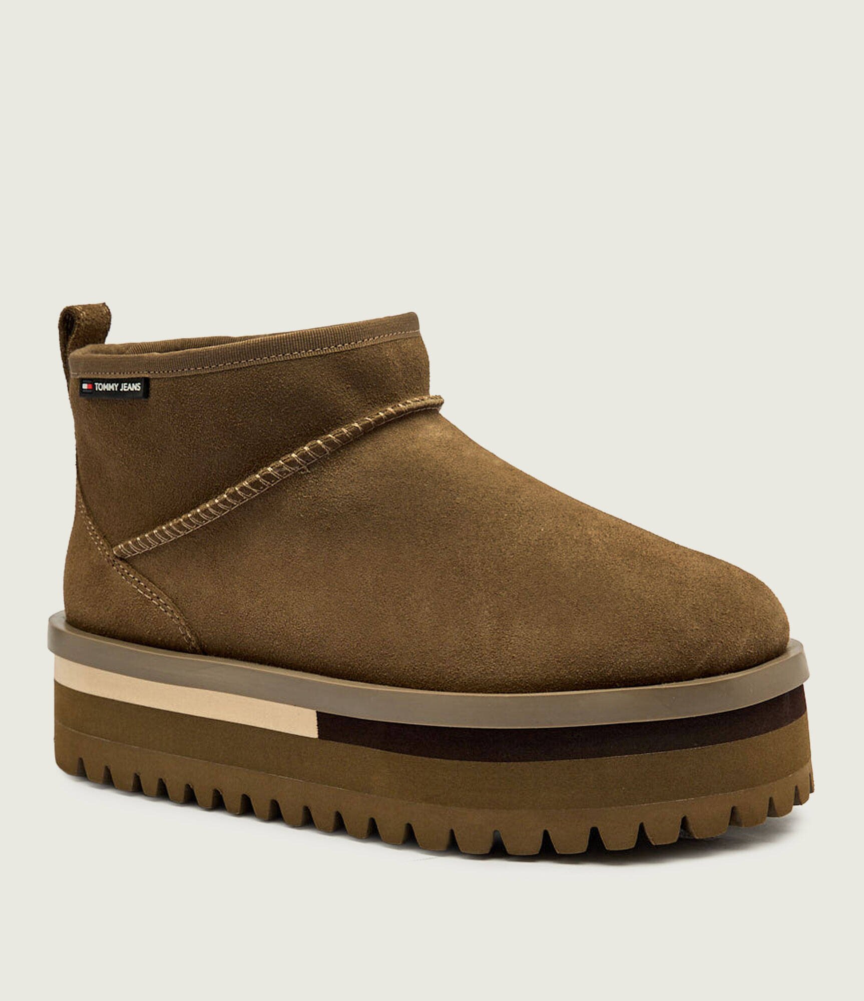 Tommy Jeans Bocanci | piele întoarsă