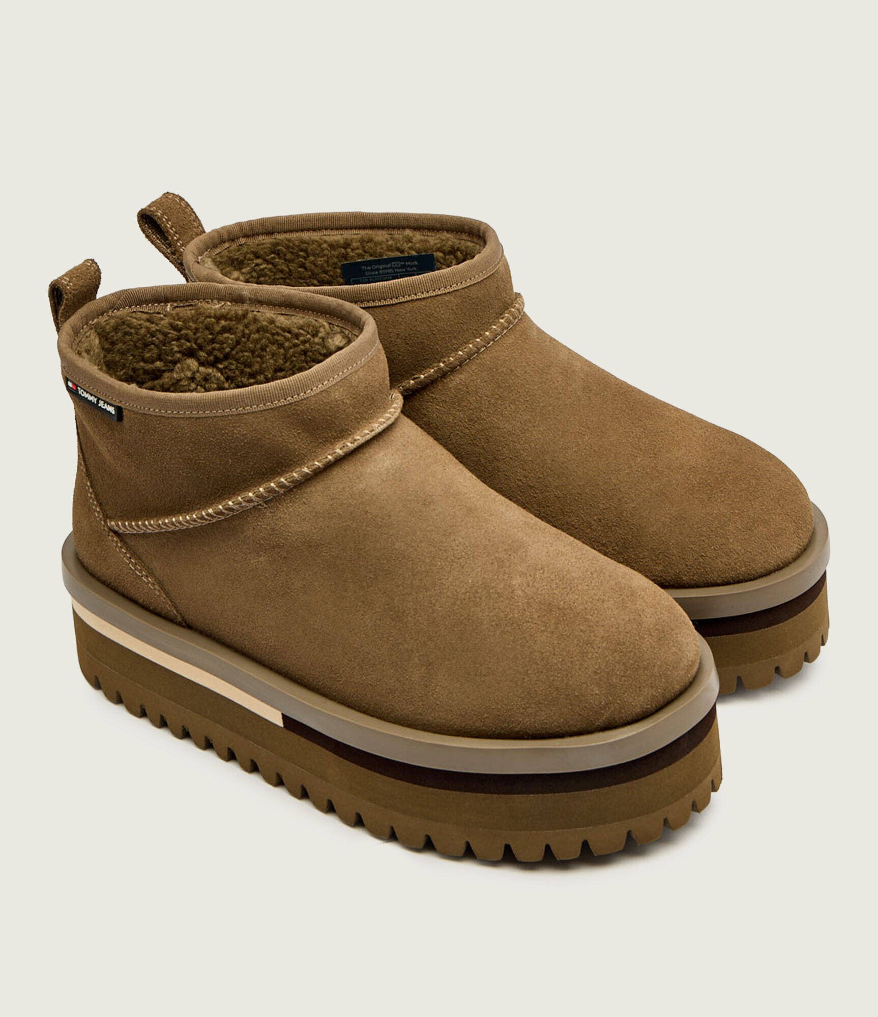 Tommy Jeans Bocanci | piele întoarsă