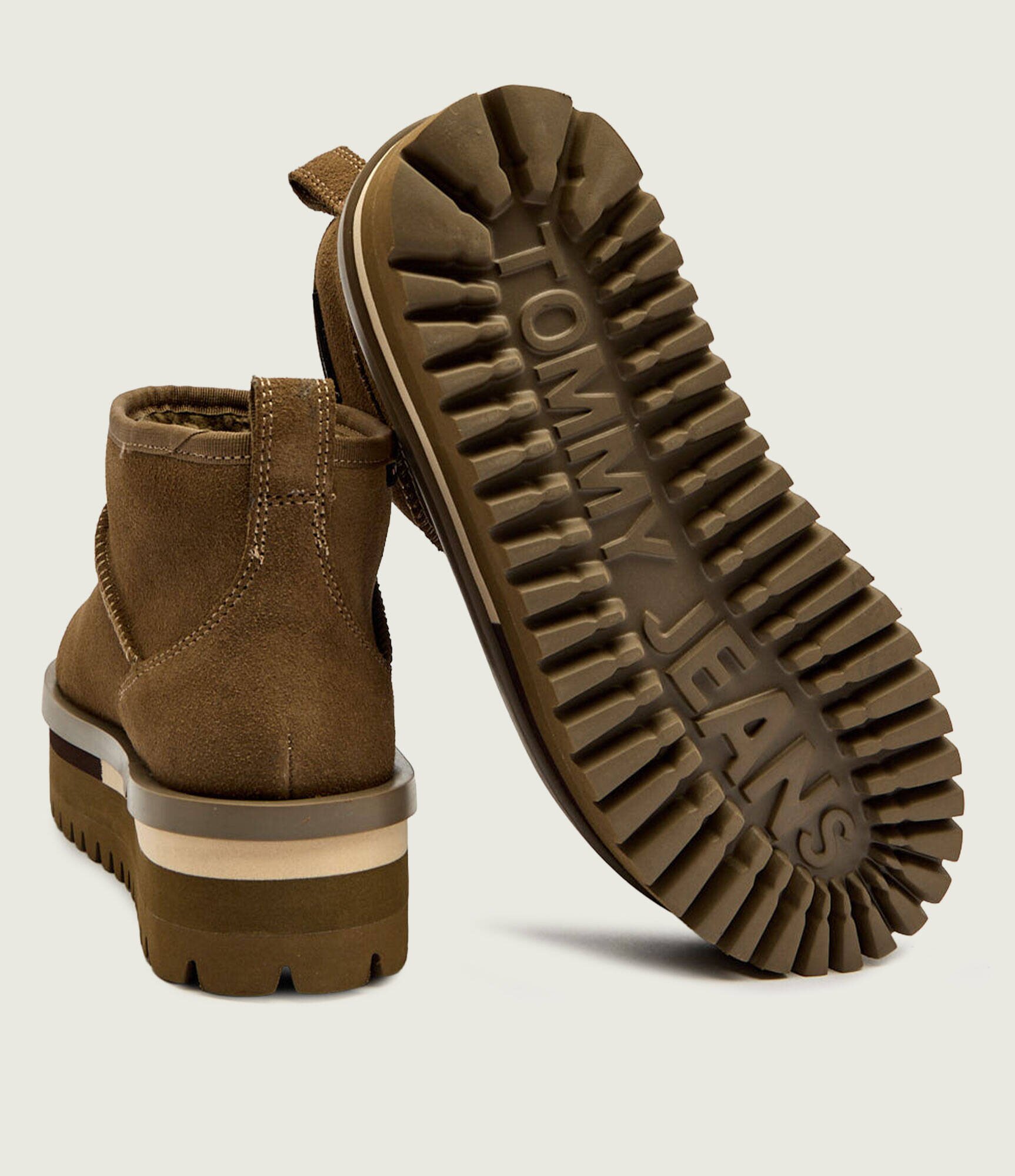 Tommy Jeans Bocanci | piele întoarsă