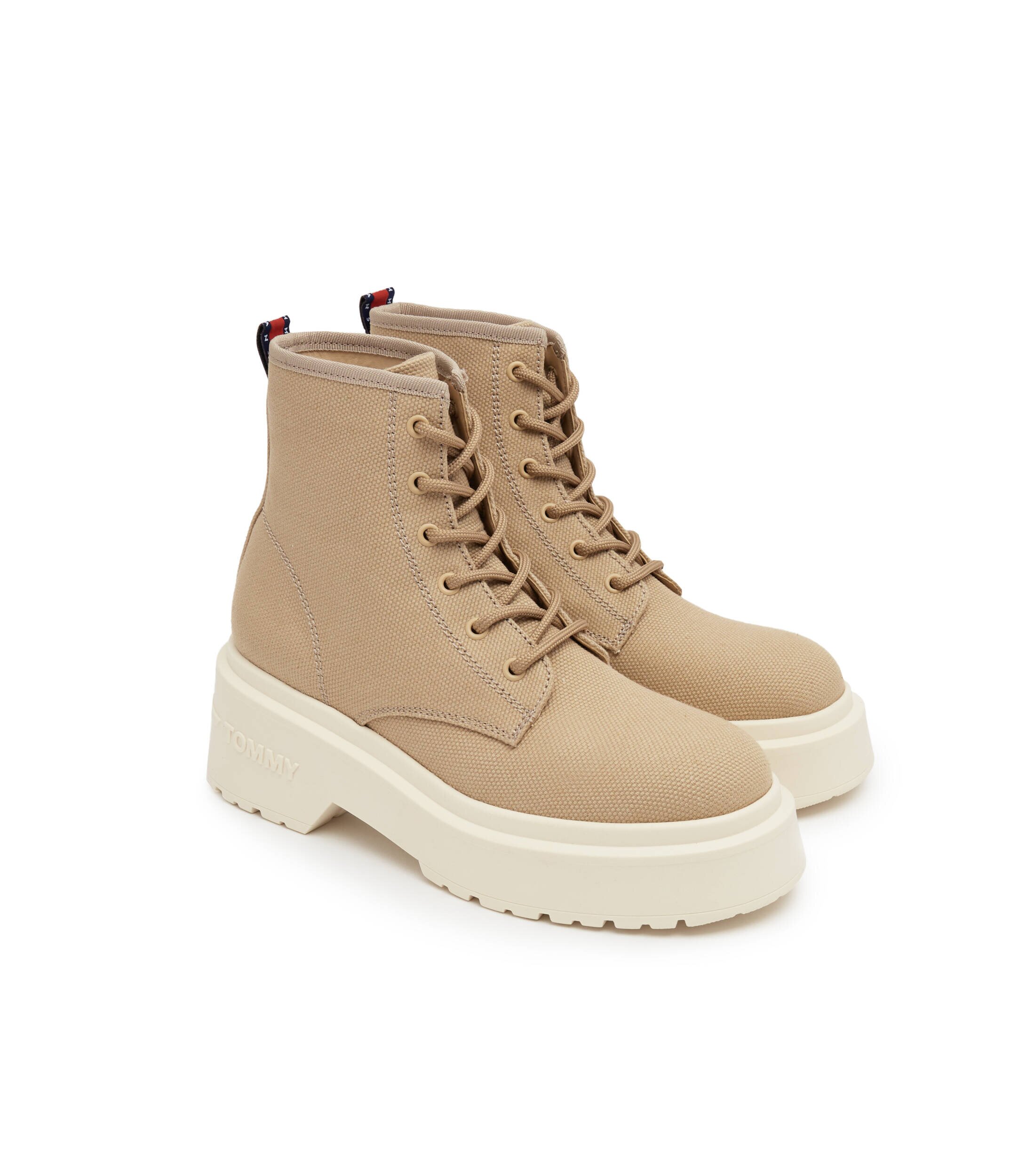 Tommy Jeans Botine cu adaos de piele