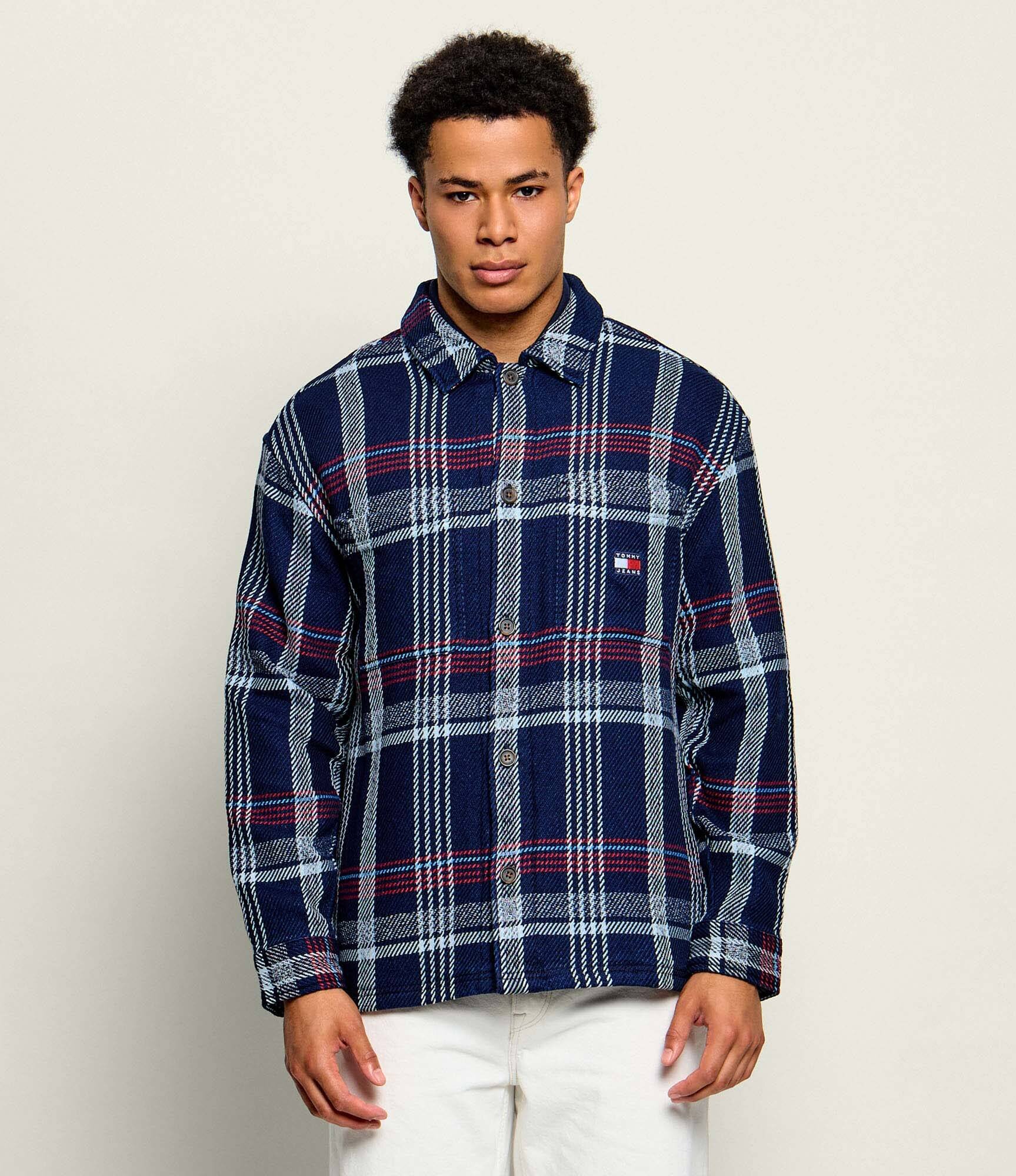 Tommy Jeans Cămașă Check | Oversize fit