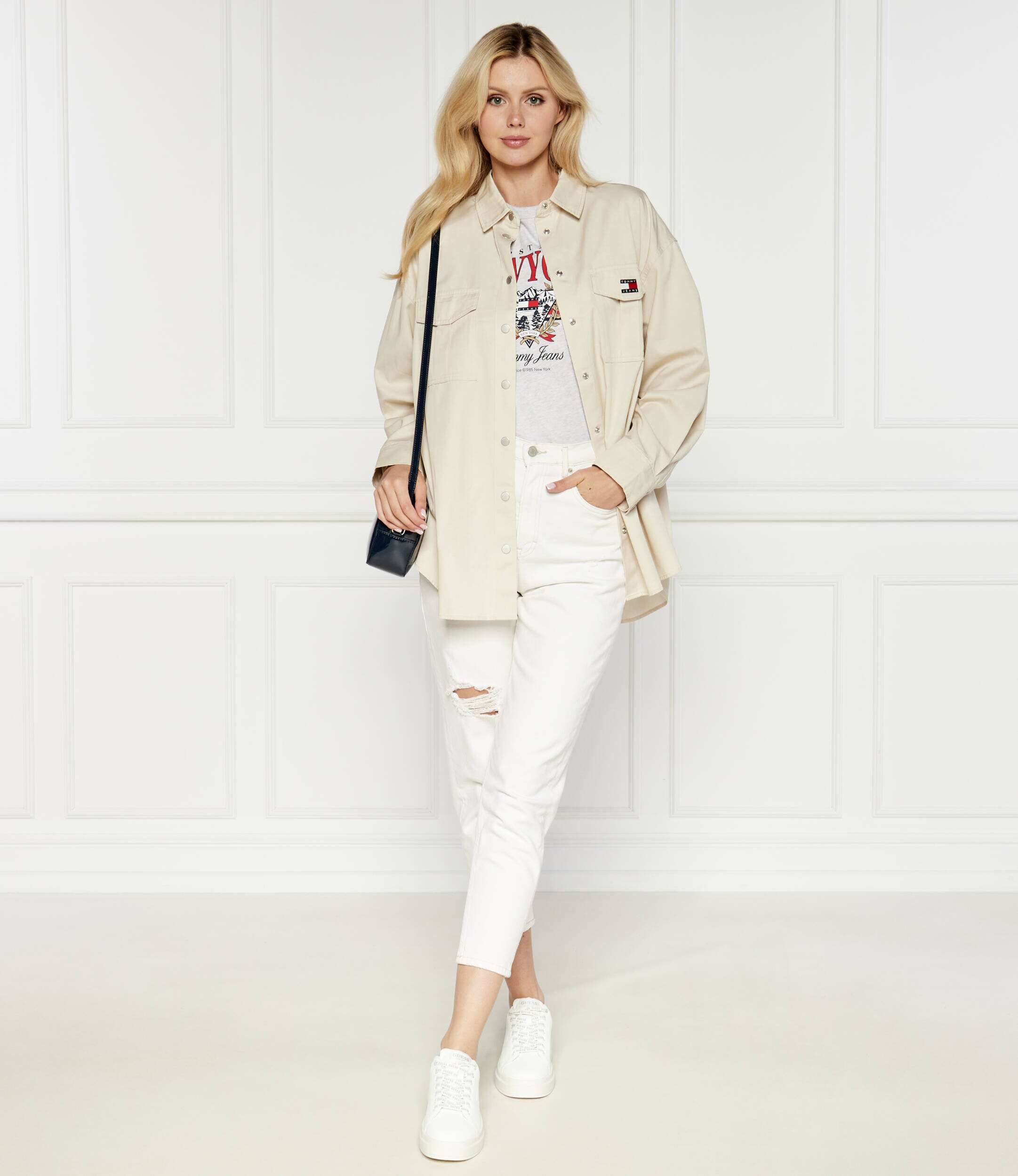 Tommy Jeans Cămașă | Oversize fit