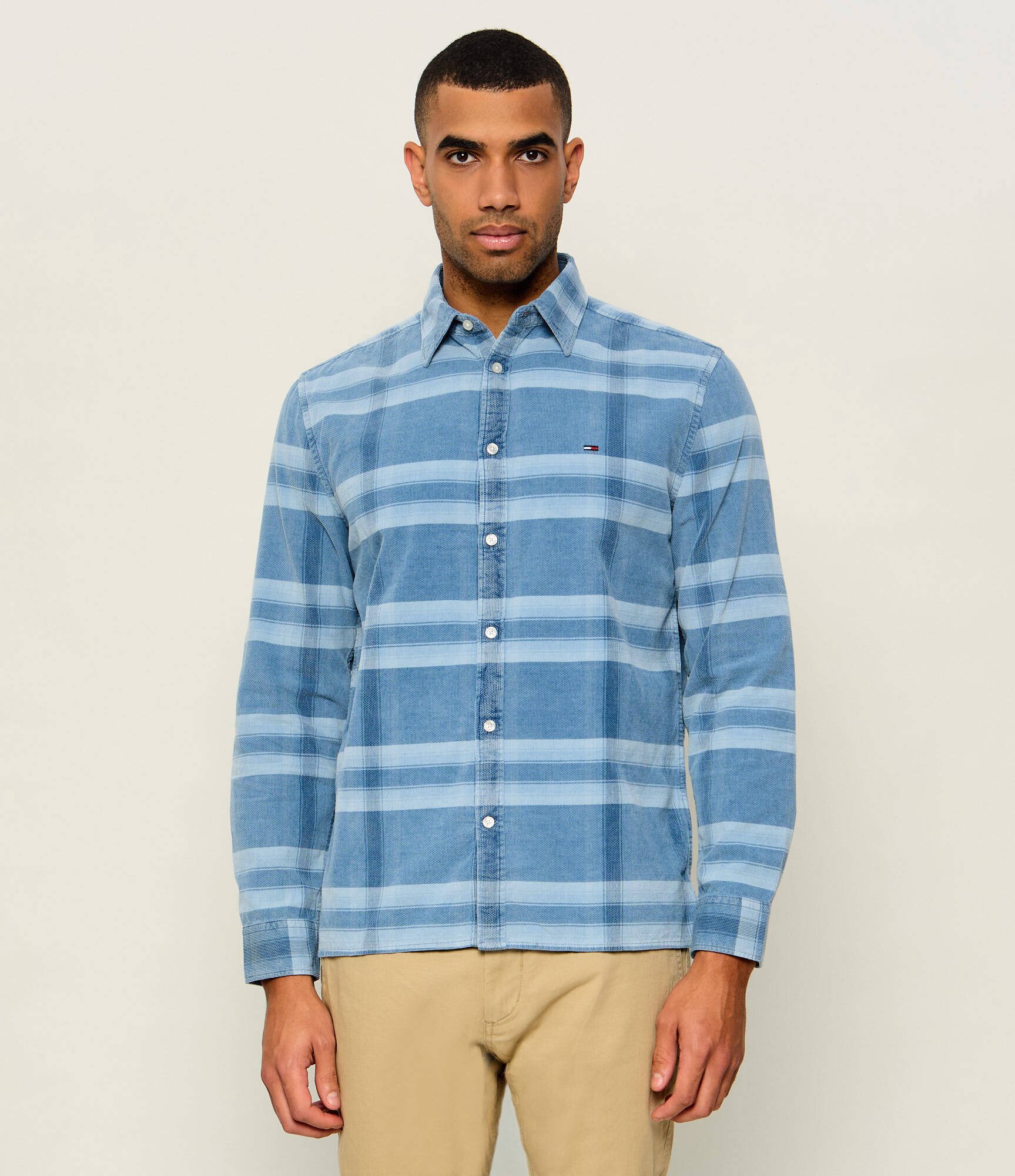 Tommy Jeans Cămașă | regular fit | catifea reiată