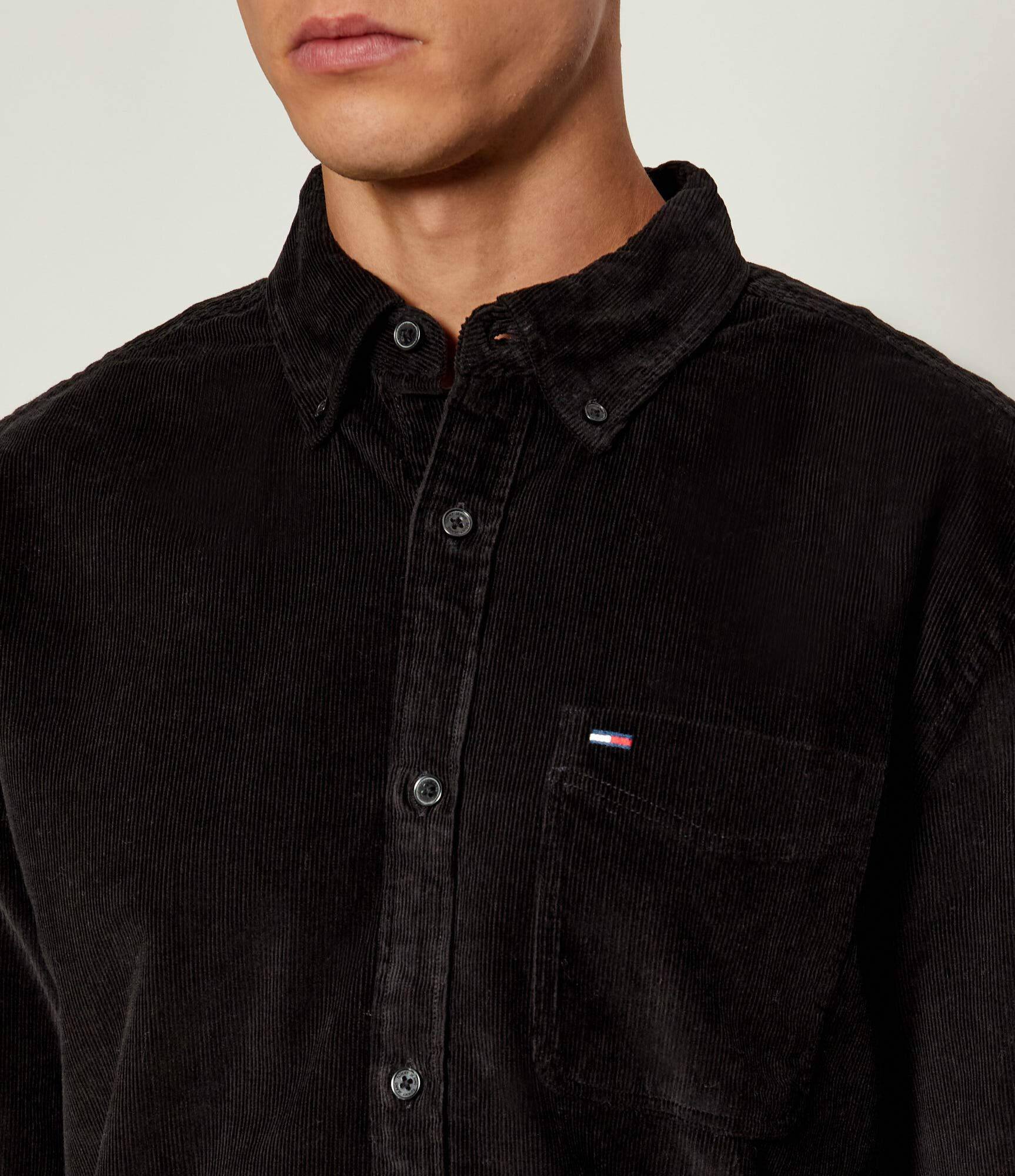 Tommy Jeans Cămașă | regular fit | catifea reiată
