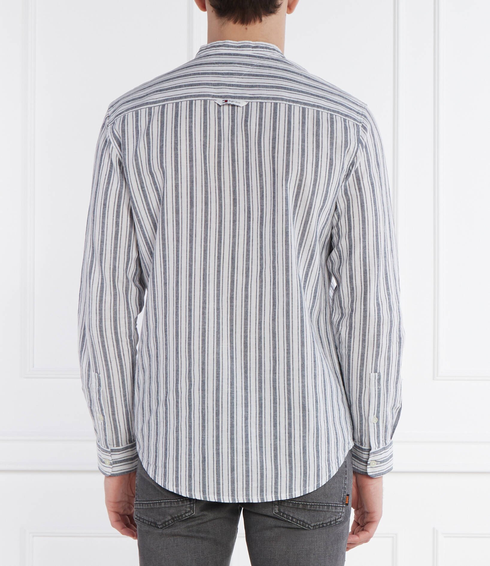 Tommy Jeans Cămașă | Regular Fit | cu adaos de in