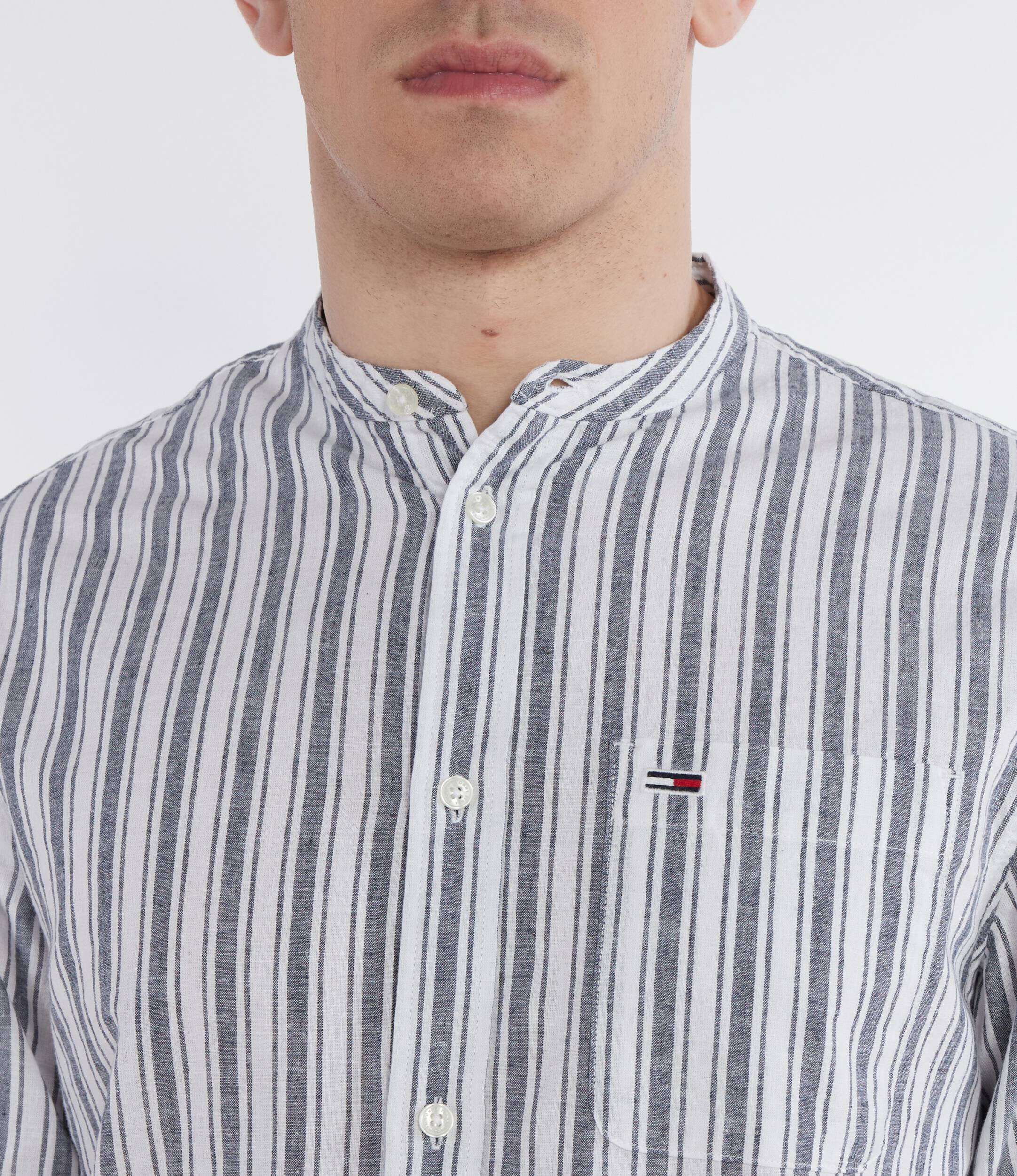 Tommy Jeans Cămașă | Regular Fit | cu adaos de in