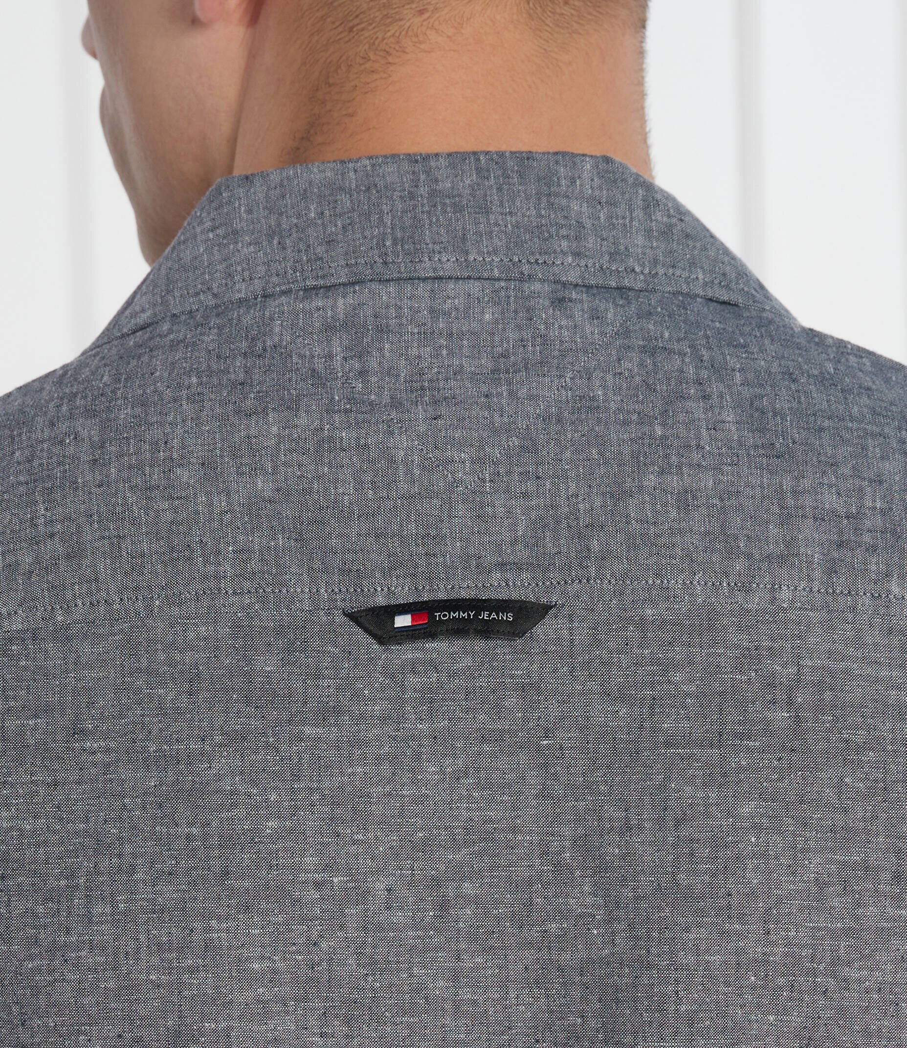 Tommy Jeans Cămașă | Regular Fit | cu adaos de in