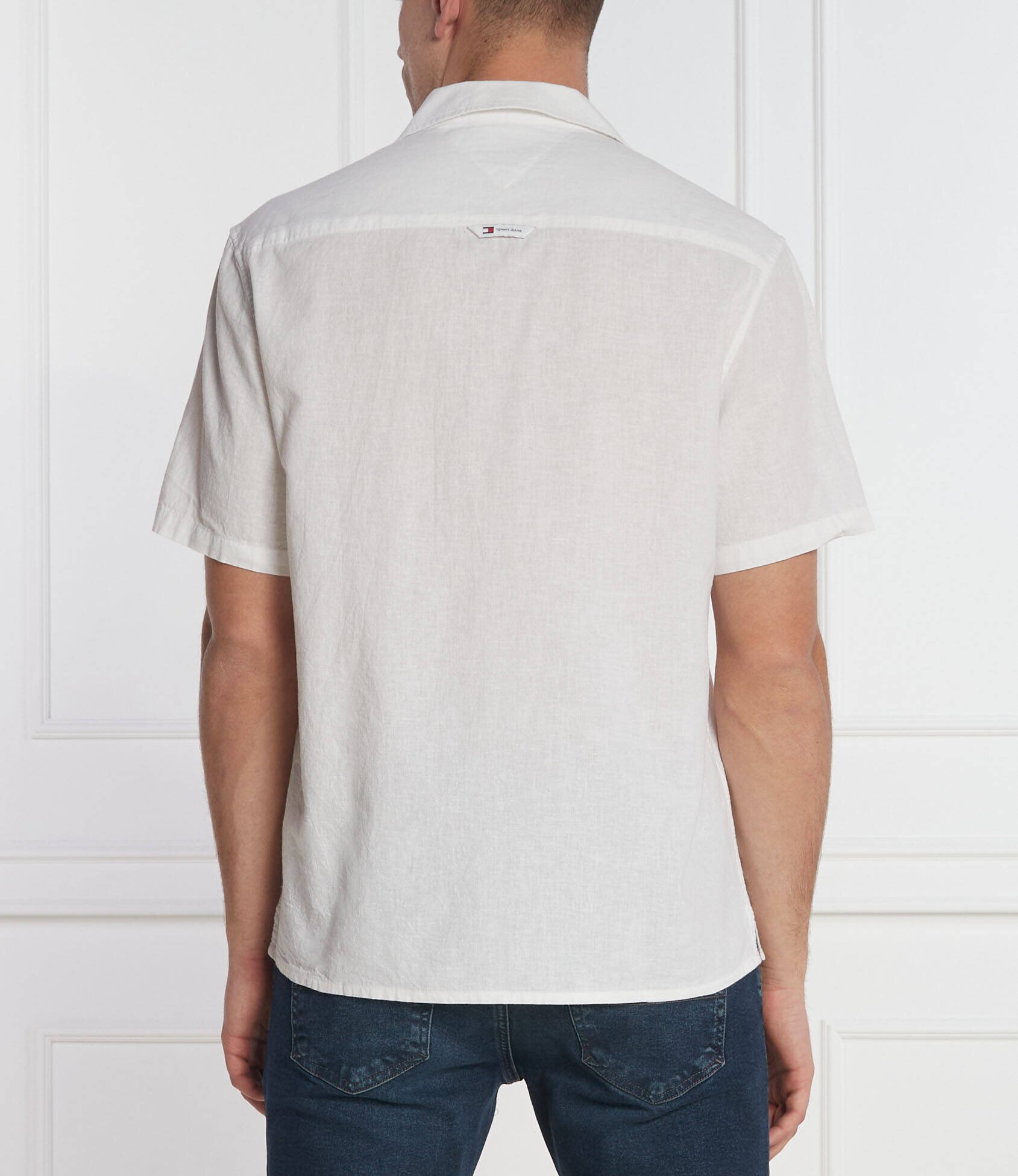 Tommy Jeans Cămașă | Regular Fit | cu adaos de in