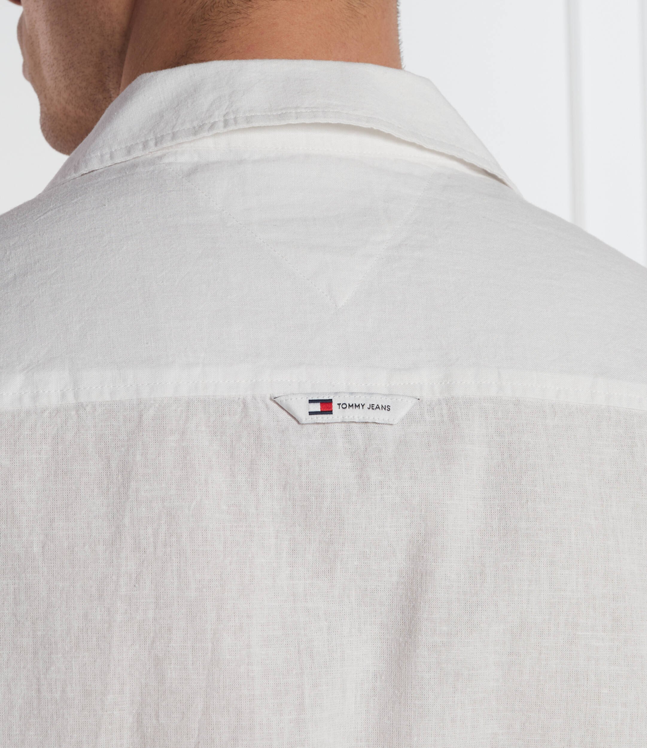 Tommy Jeans Cămașă | Regular Fit | cu adaos de in
