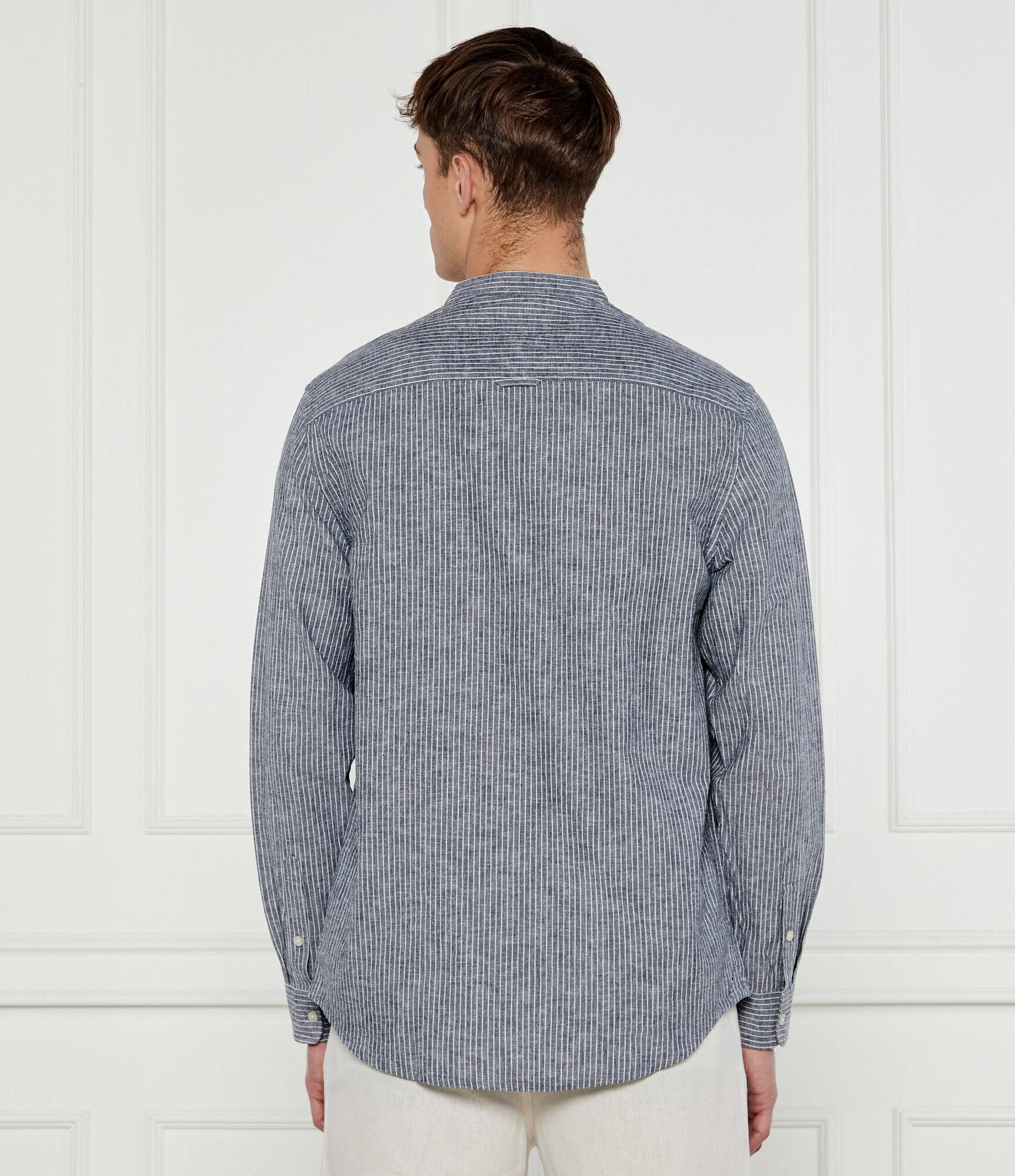 Tommy Jeans Cămașă | Regular Fit | cu adaos de in
