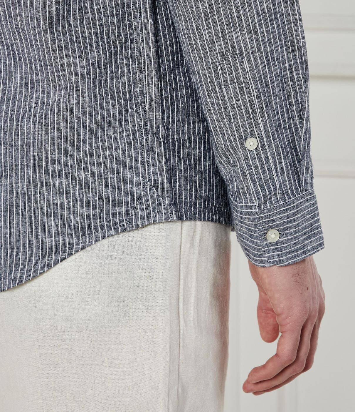 Tommy Jeans Cămașă | Regular Fit | cu adaos de in