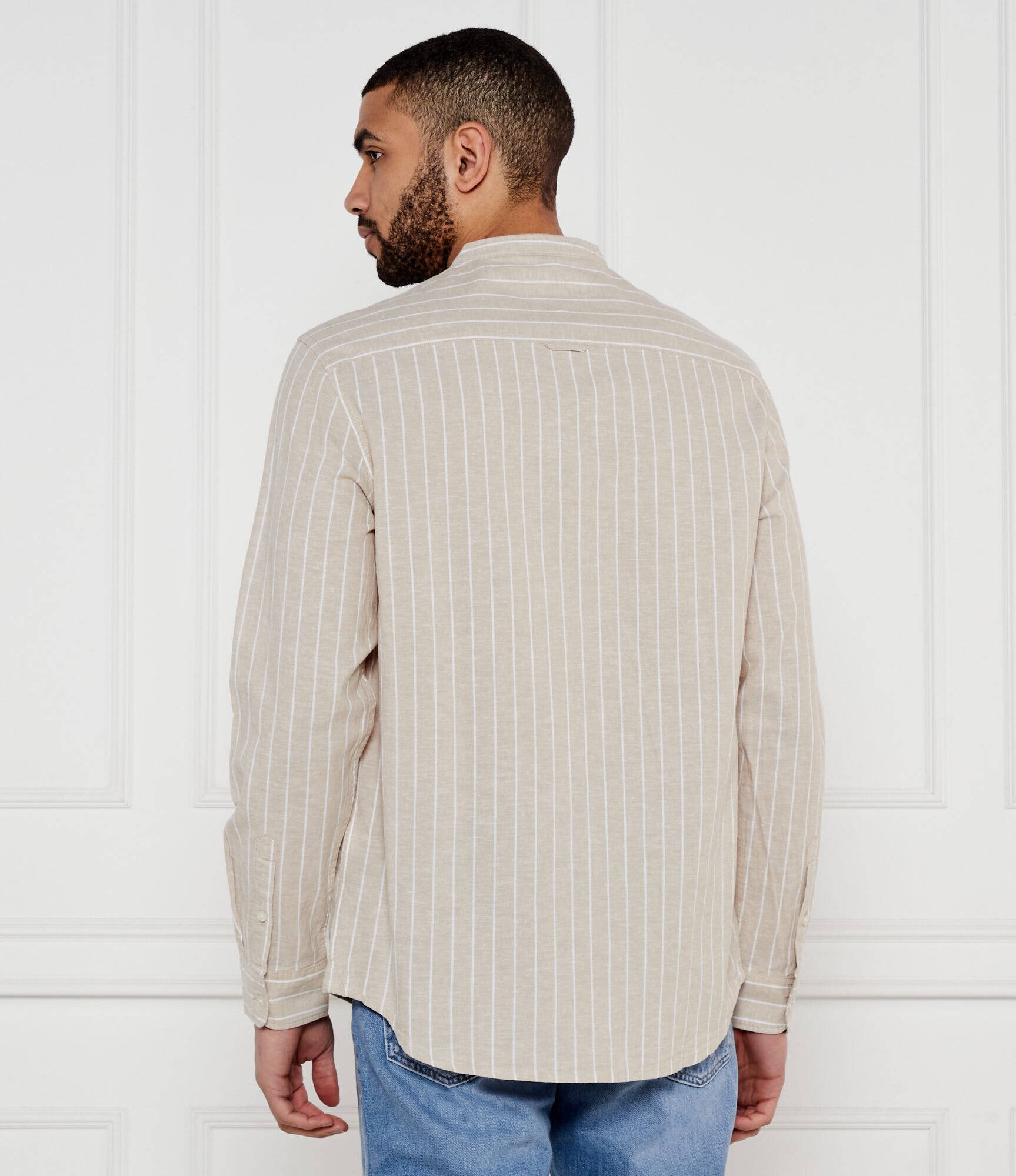 Tommy Jeans Cămașă | Regular Fit | cu adaos de in