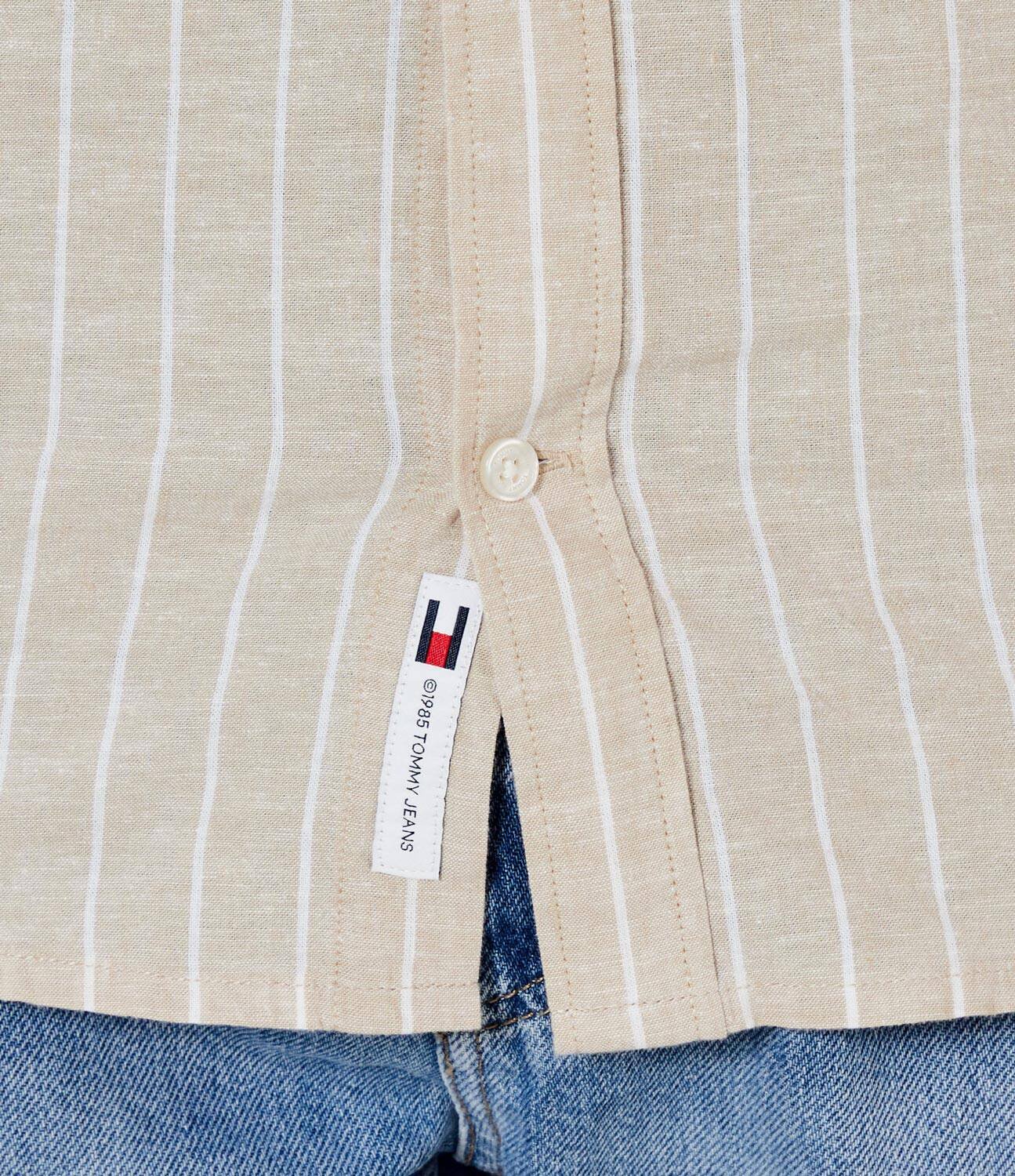 Tommy Jeans Cămașă | Regular Fit | cu adaos de in