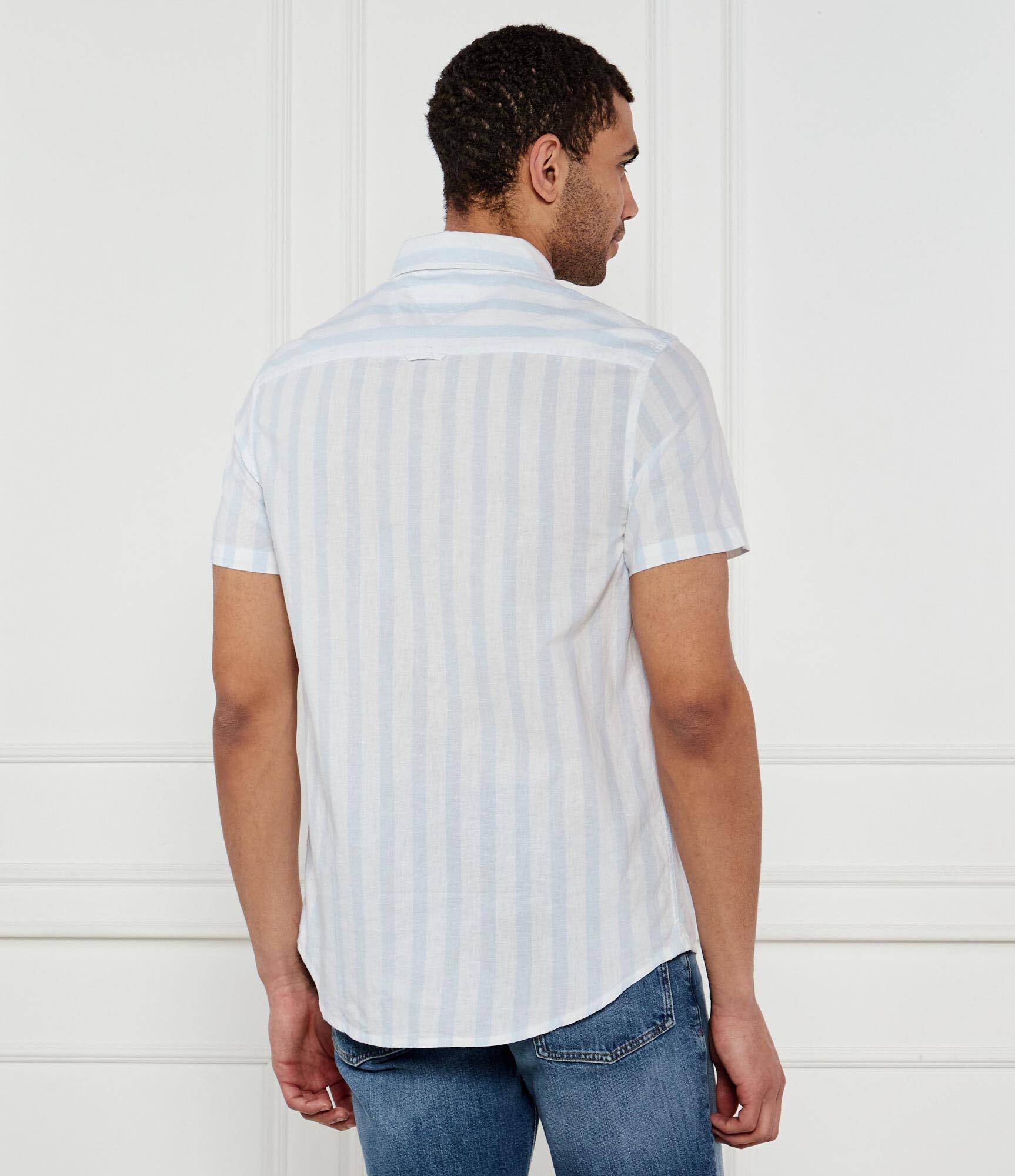 Tommy Jeans Cămașă | Regular Fit | cu adaos de in
