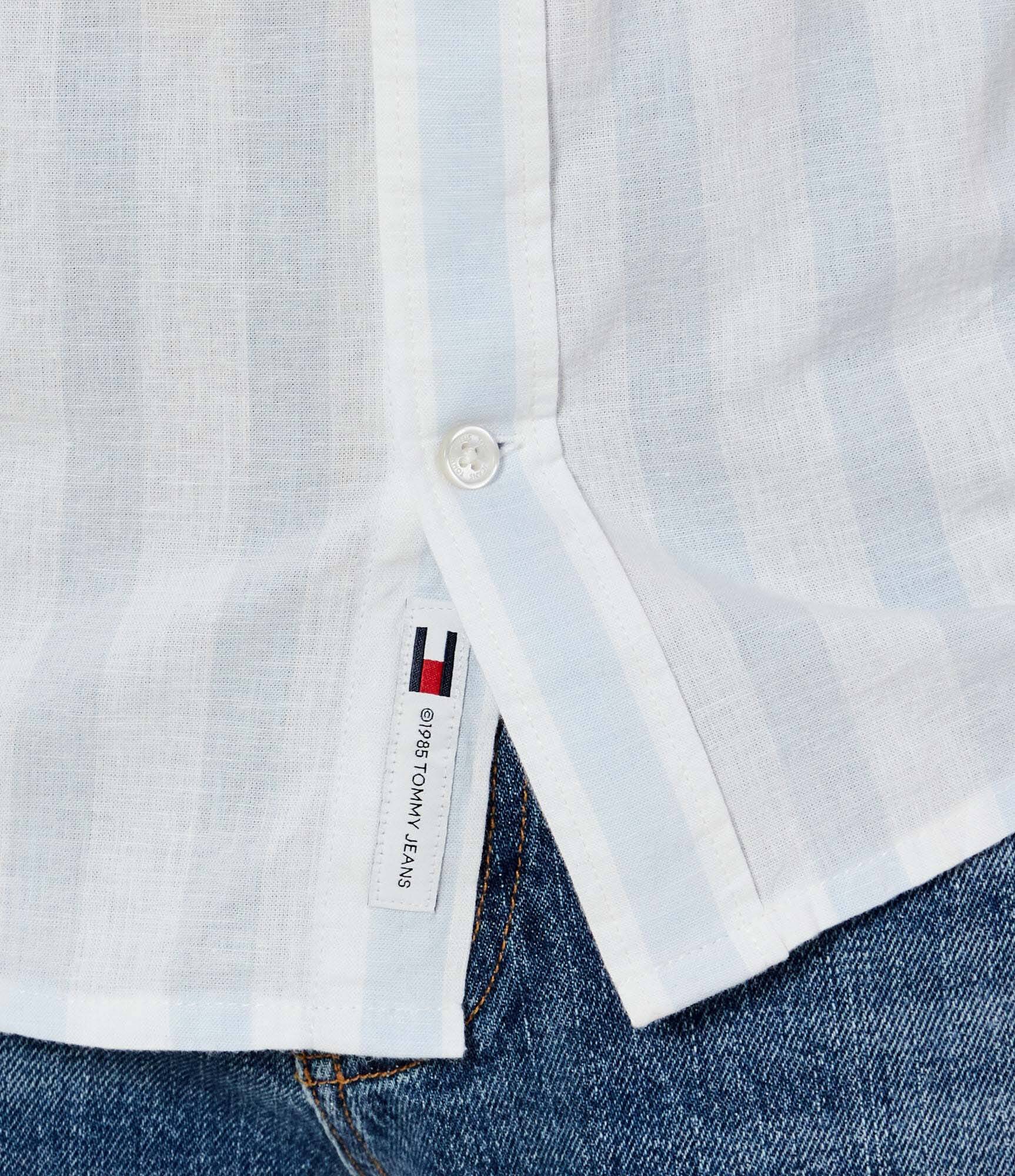 Tommy Jeans Cămașă | Regular Fit | cu adaos de in