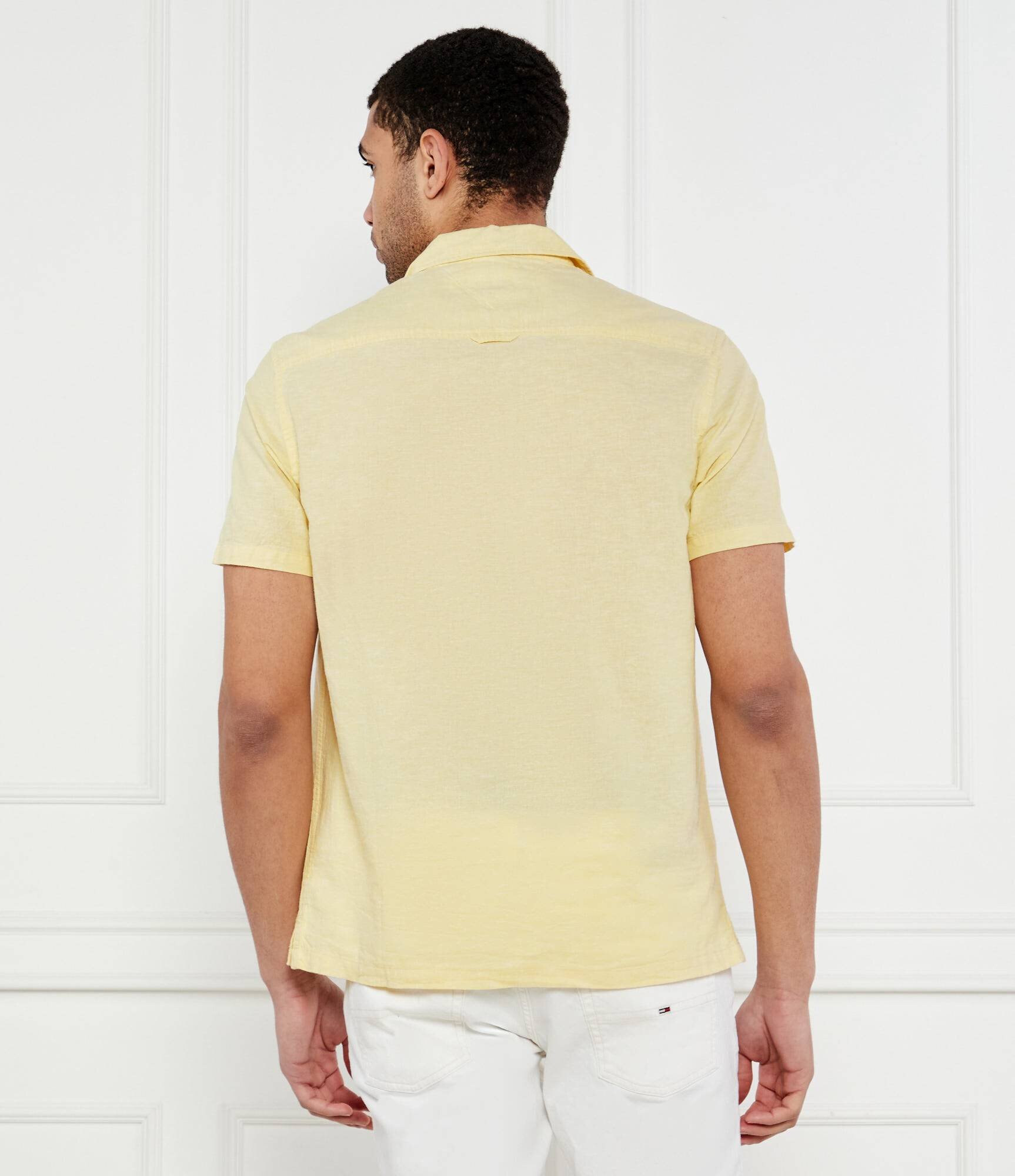 Tommy Jeans Cămașă | Regular Fit | cu adaos de in