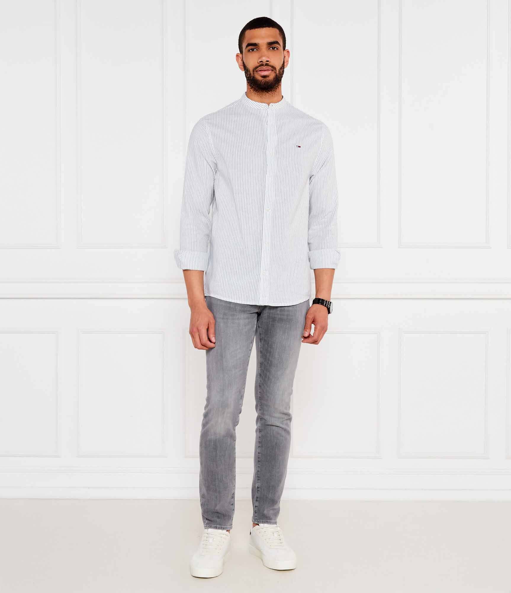 Tommy Jeans Cămașă | Regular Fit | cu adaos de in