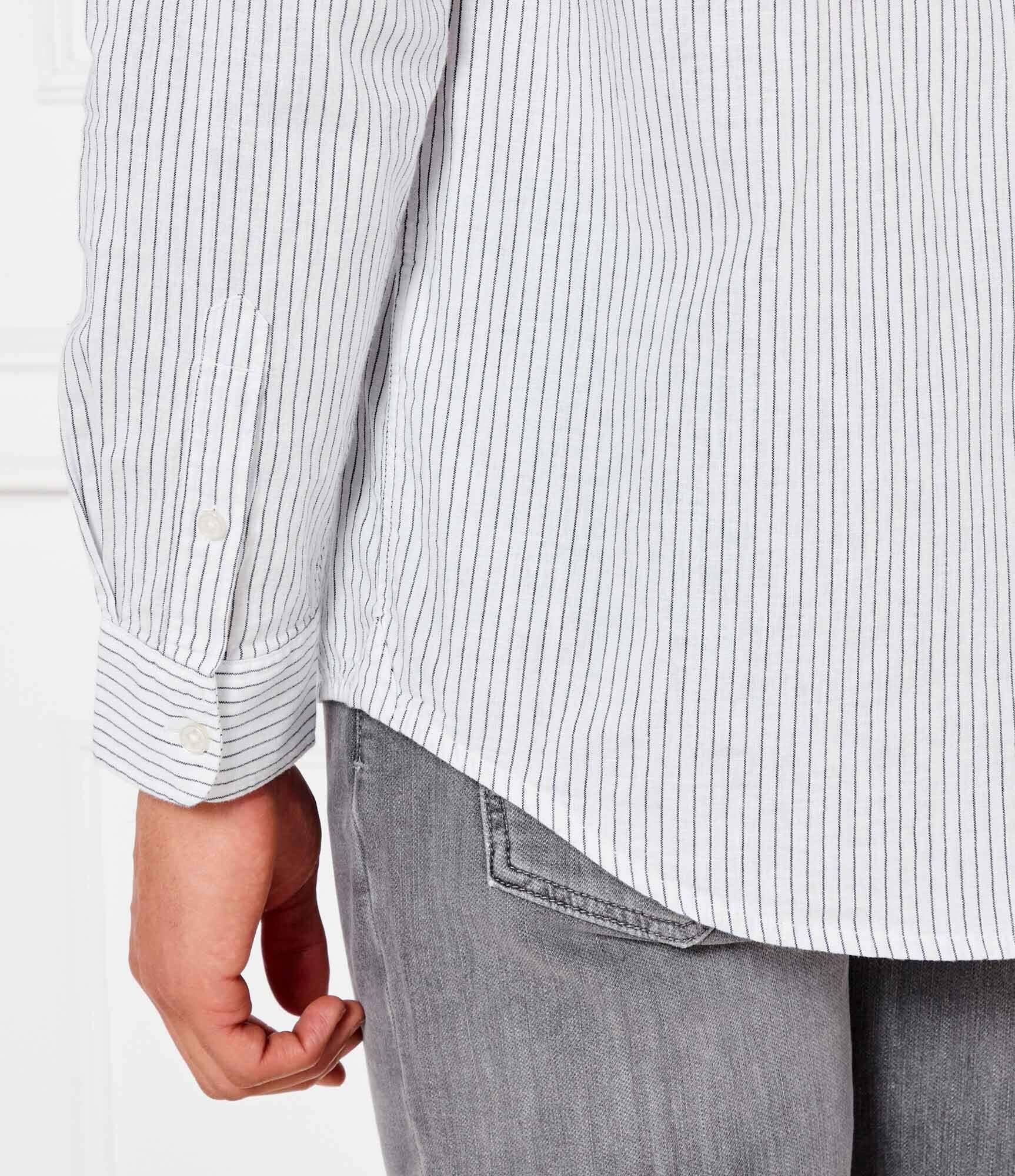 Tommy Jeans Cămașă | Regular Fit | cu adaos de in