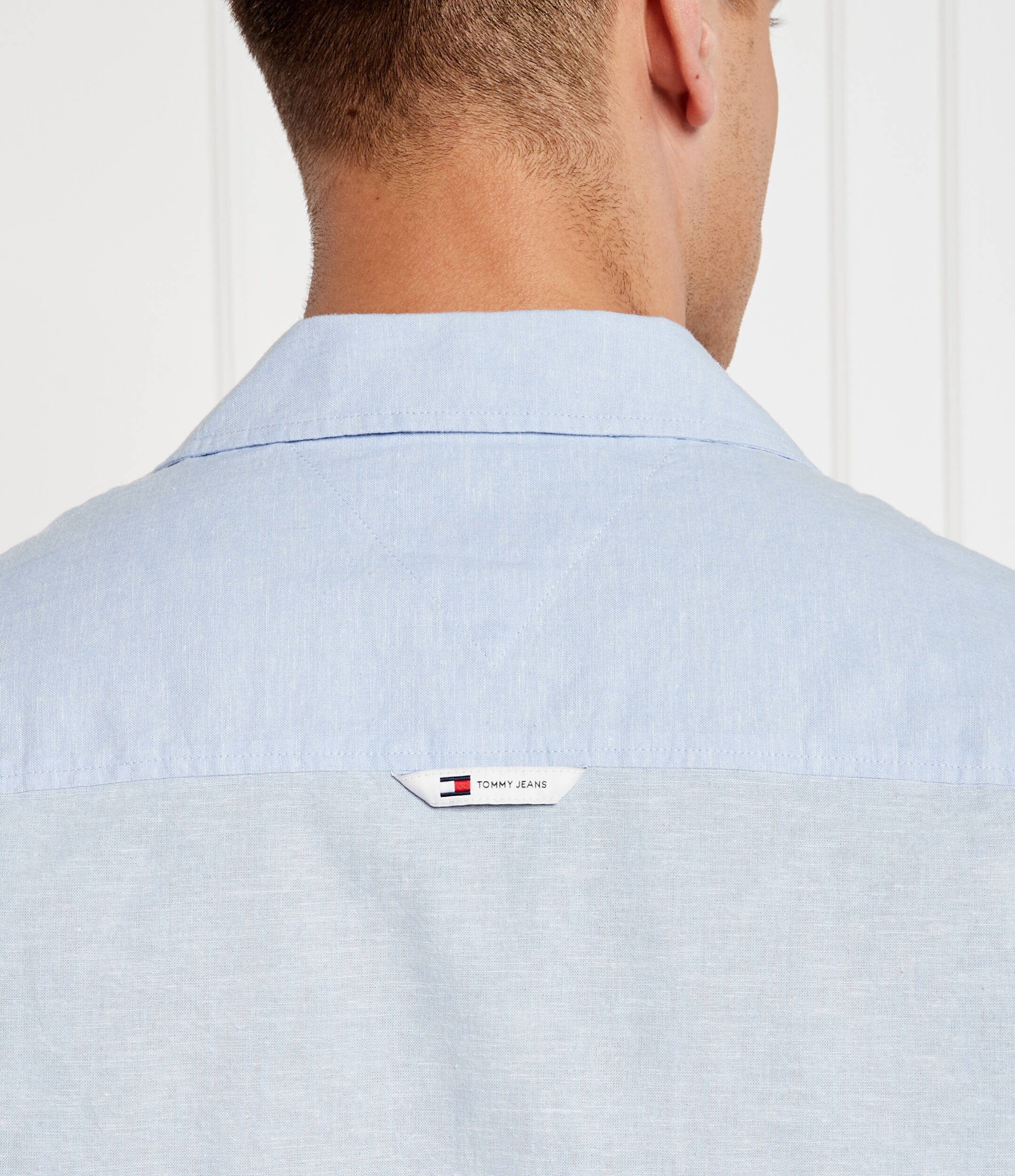 Tommy Jeans Cămașă | Regular Fit | cu adaos de in