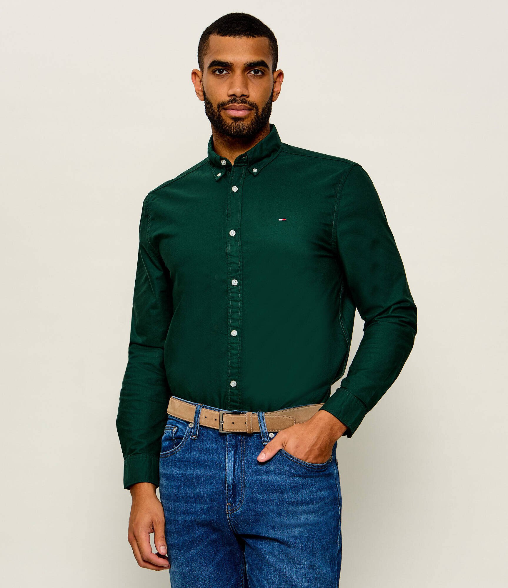 Tommy Jeans Cămașă | regular fit oxford