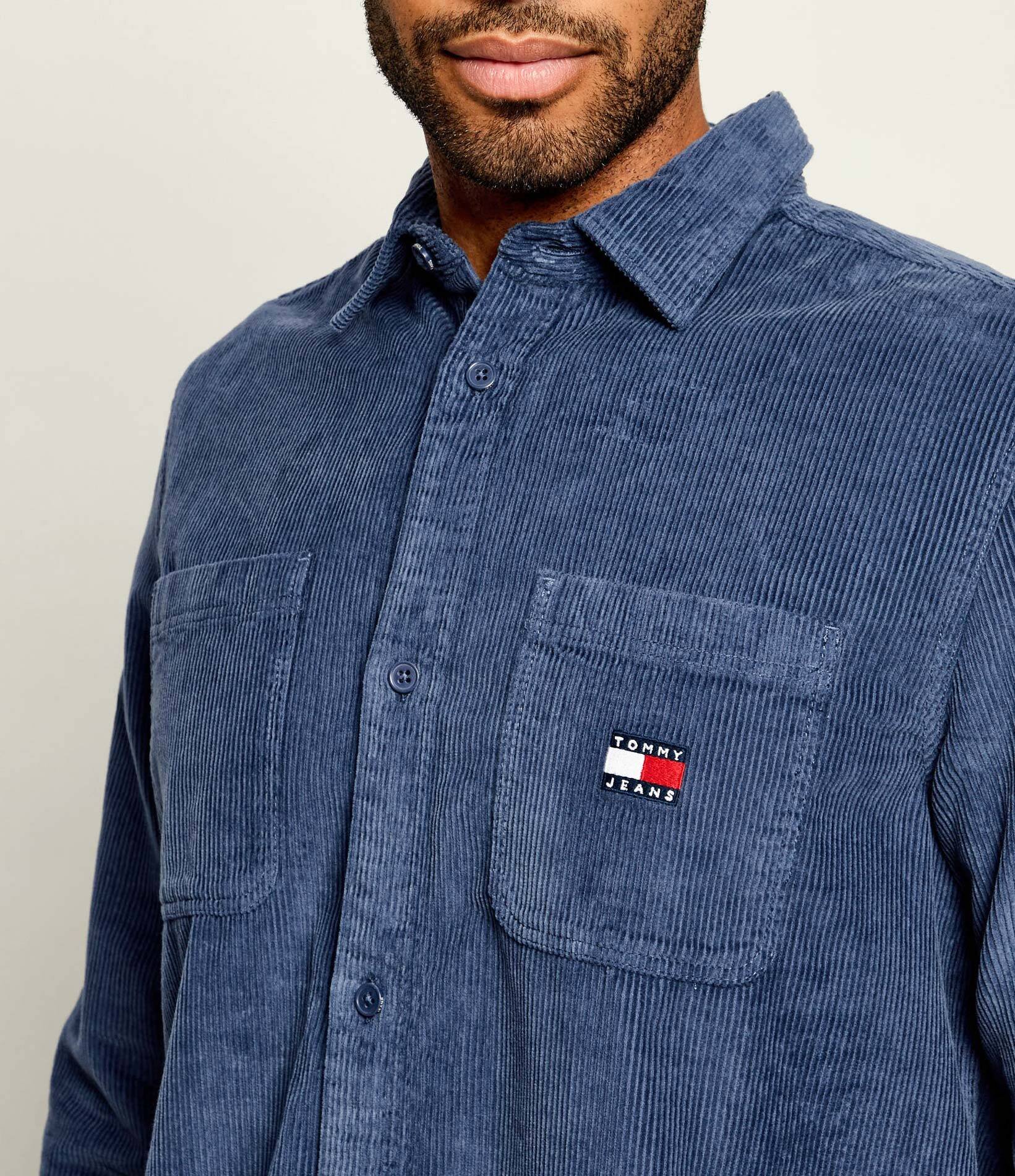 Tommy Jeans Cămașă | Relaxed fit | catifea reiată