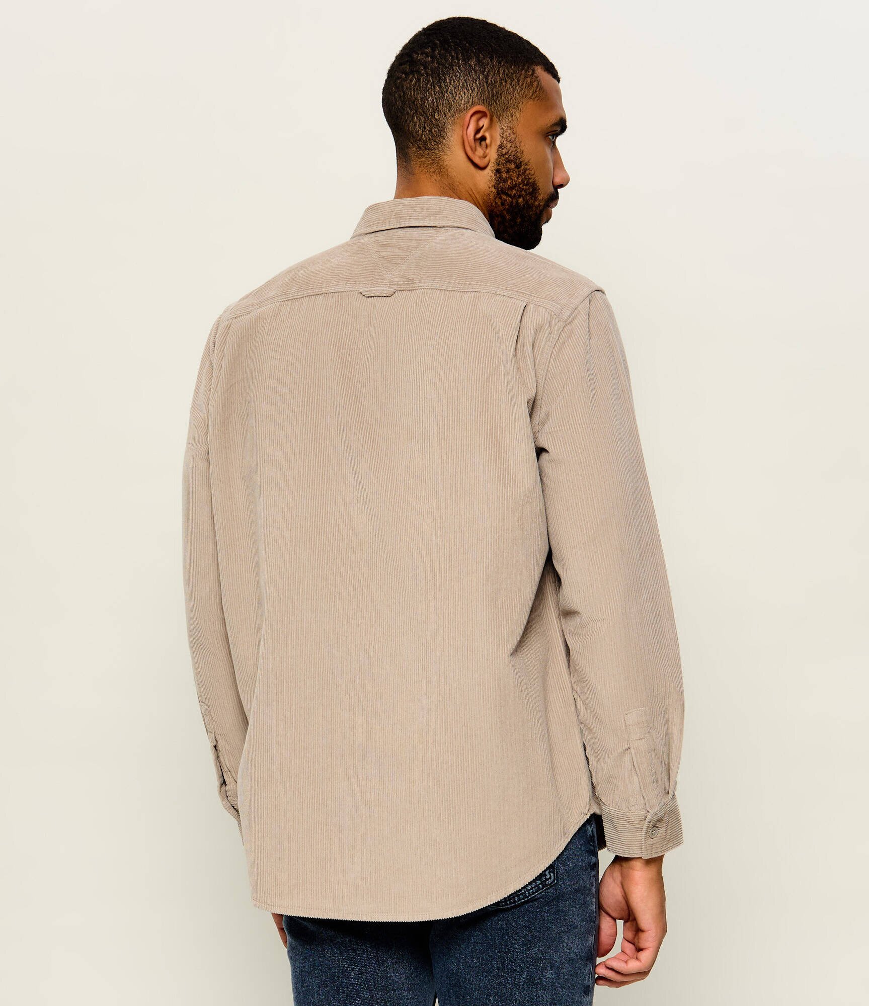 Tommy Jeans Cămașă | Relaxed fit | catifea reiată