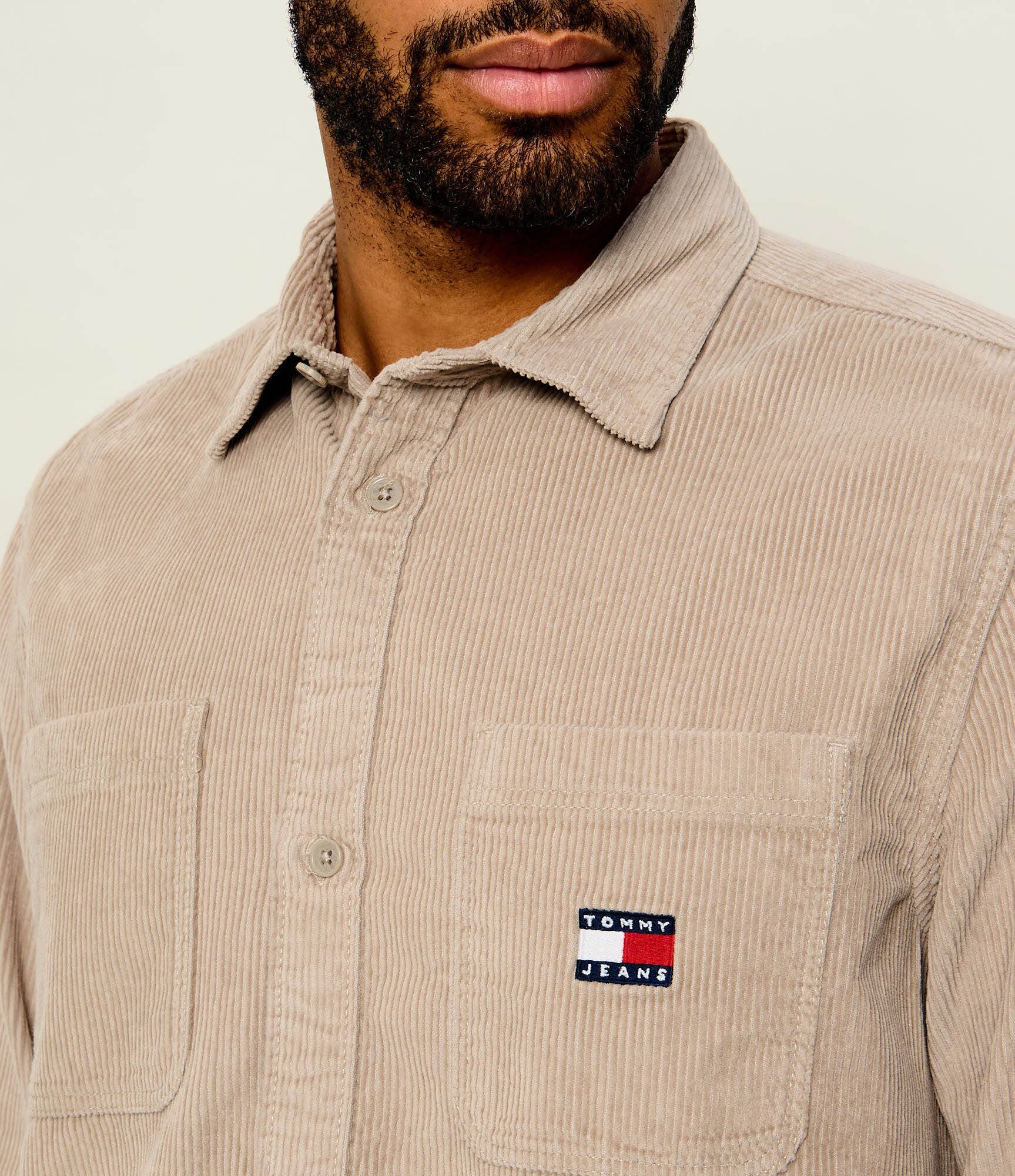 Tommy Jeans Cămașă | Relaxed fit | catifea reiată