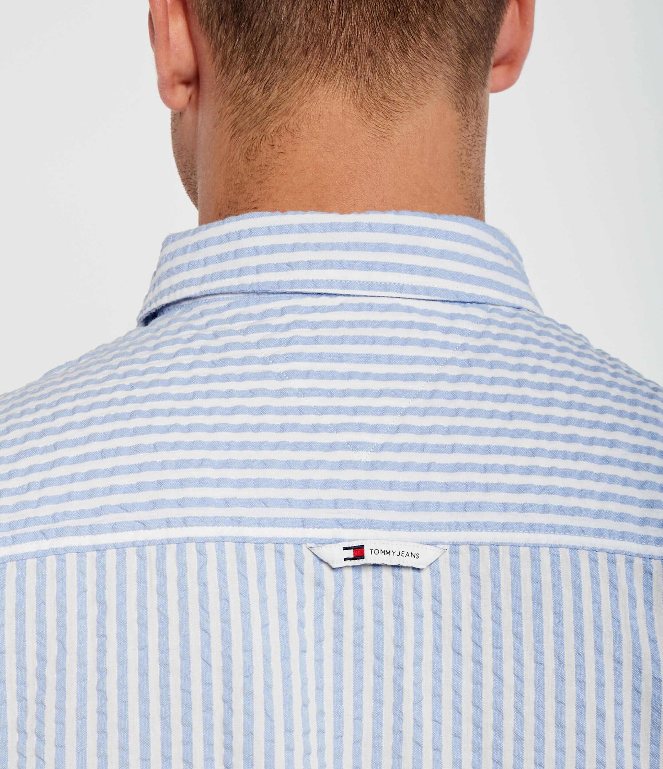 Tommy Jeans Cămașă STRIPE SEERSUCKER | Regular Fit