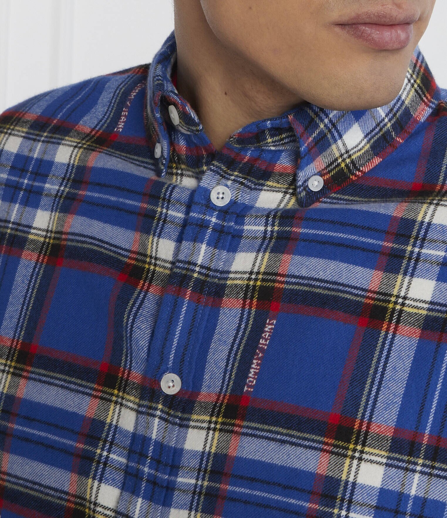 Tommy Jeans Cămașă TOMMY CHECK | Relaxed fit