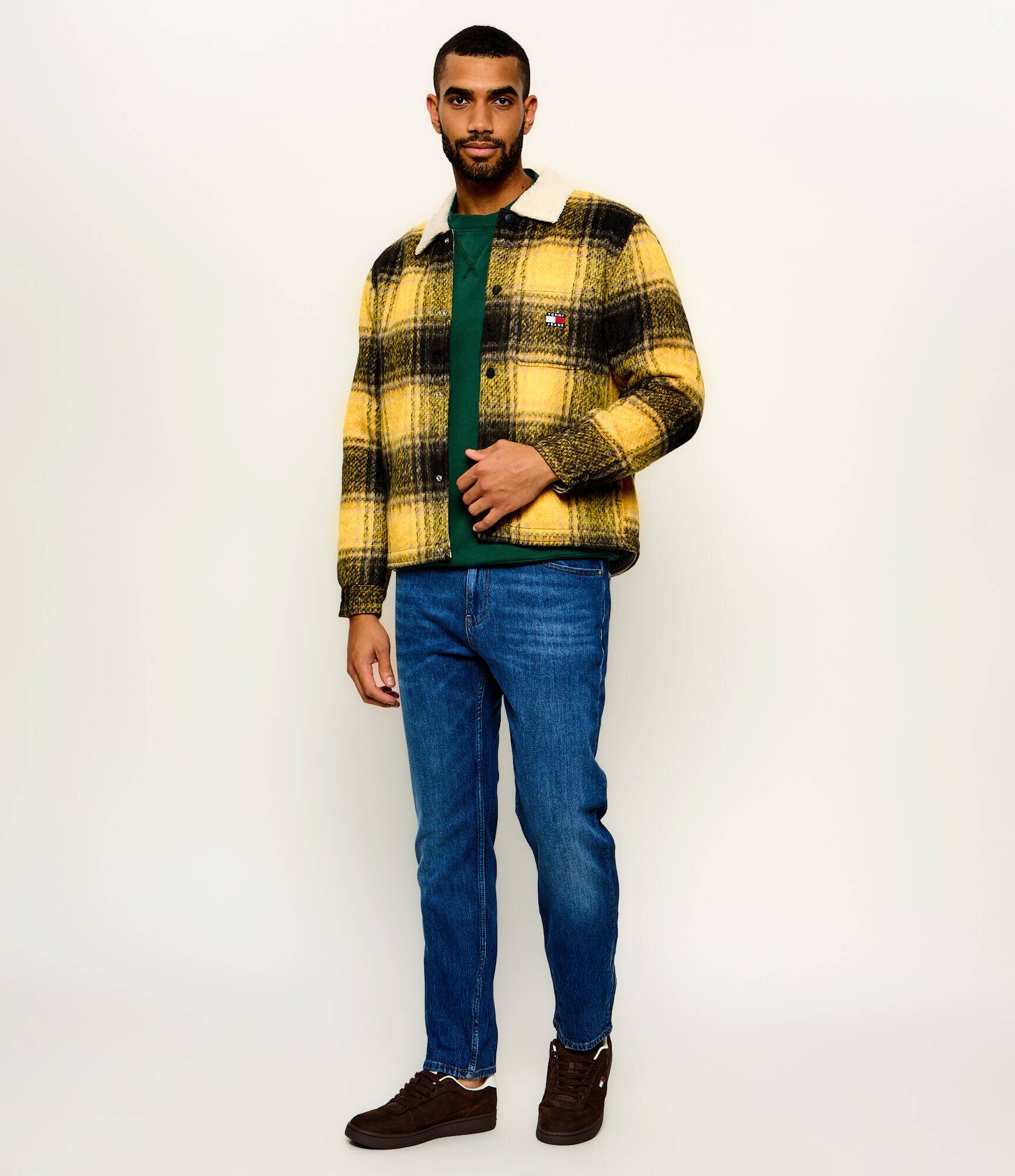Tommy Jeans Căptușită geacă | Oversize fit | shearling