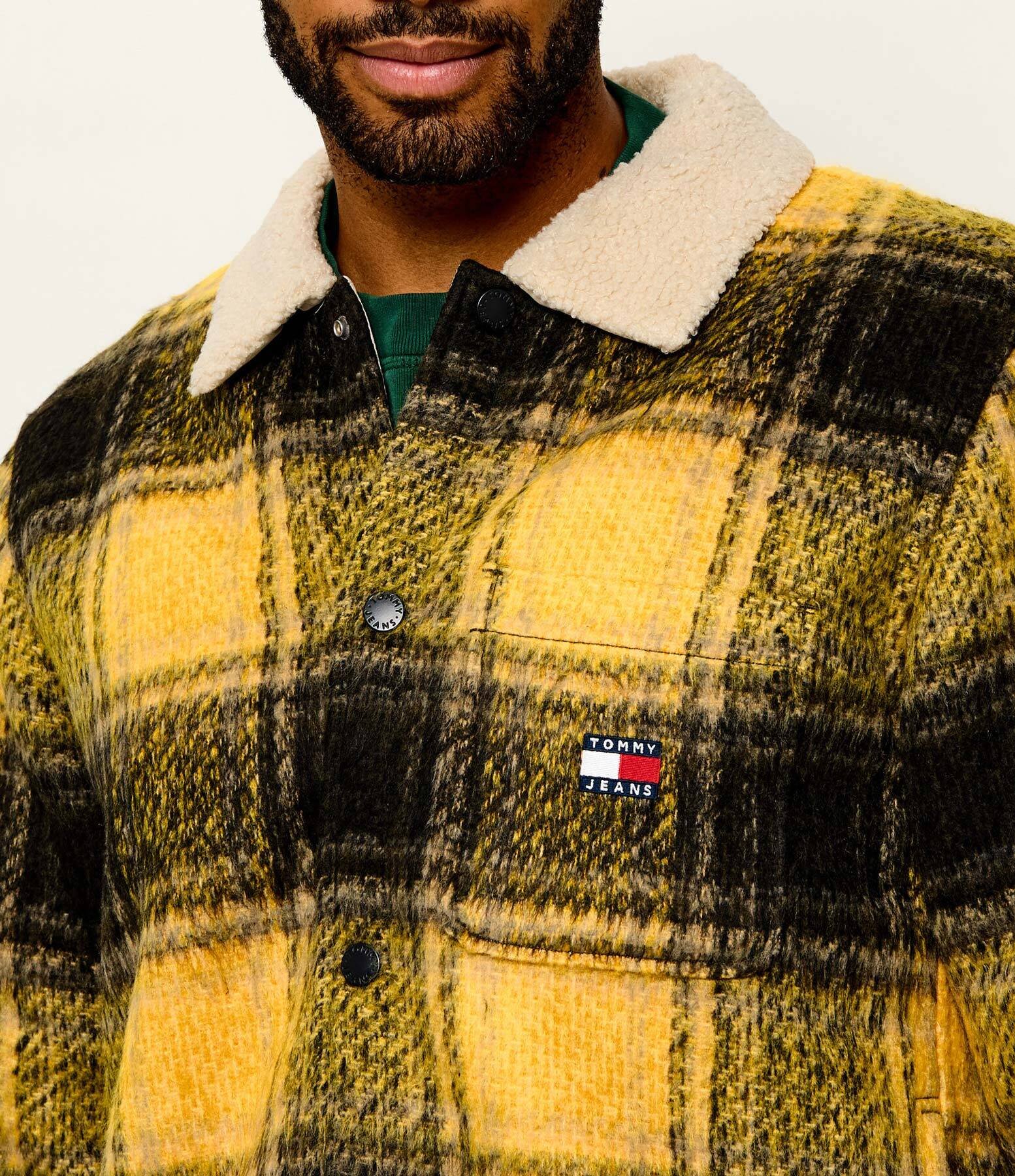 Tommy Jeans Căptușită geacă | Oversize fit | shearling