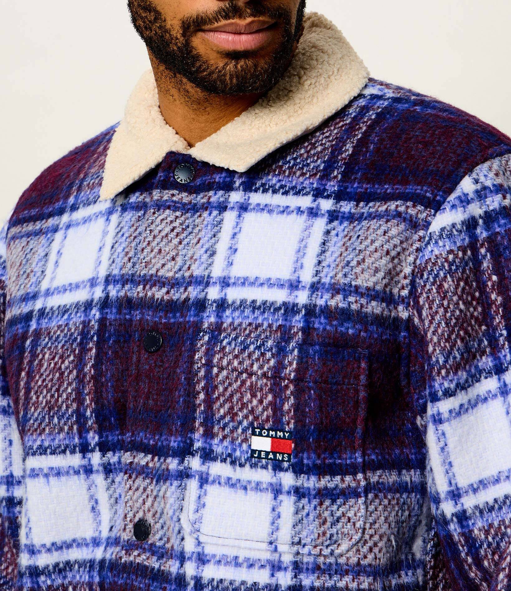 Tommy Jeans Căptușită geacă | Oversize fit | shearling