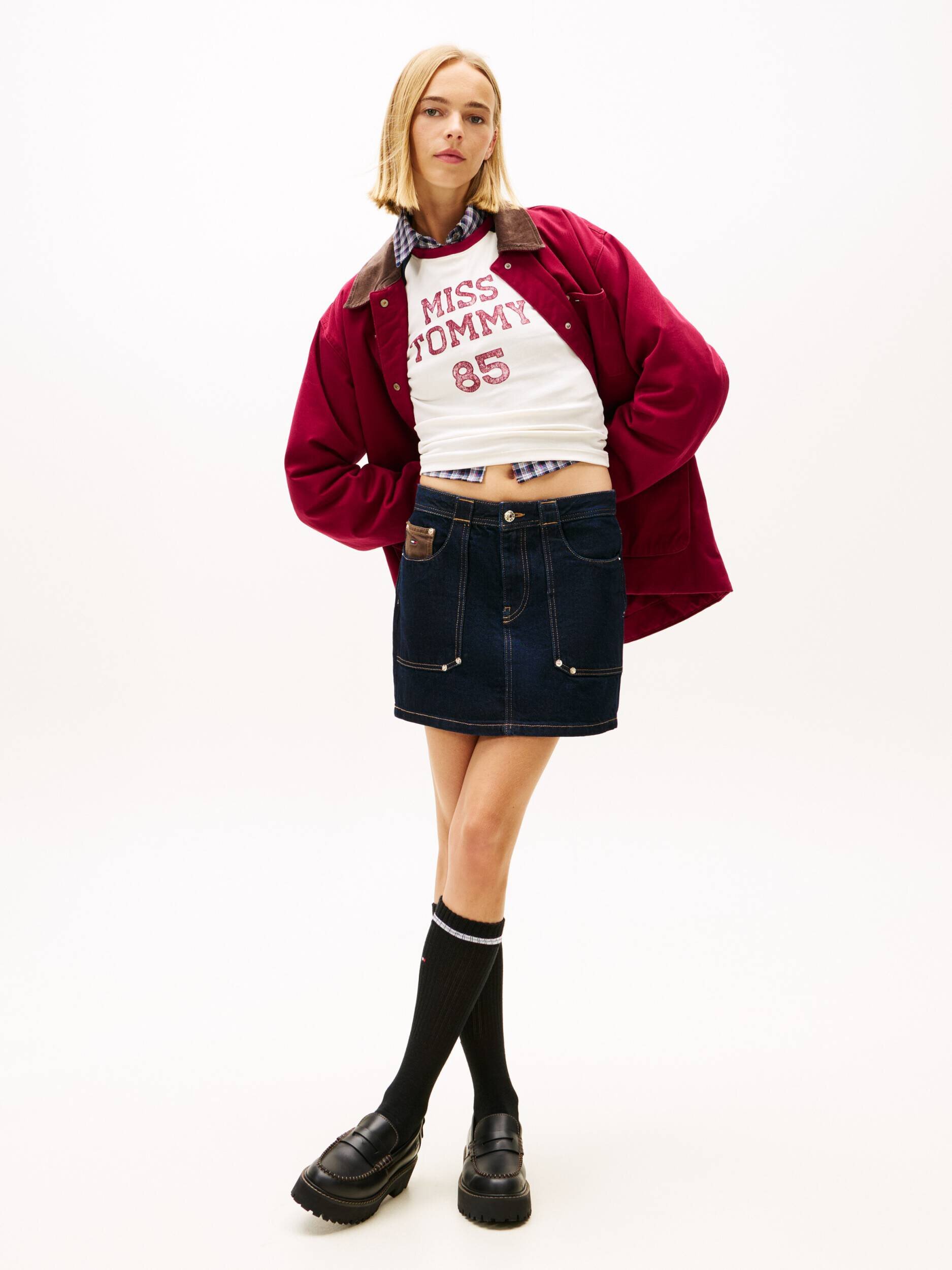 Tommy Jeans De blugi fustă EI6050