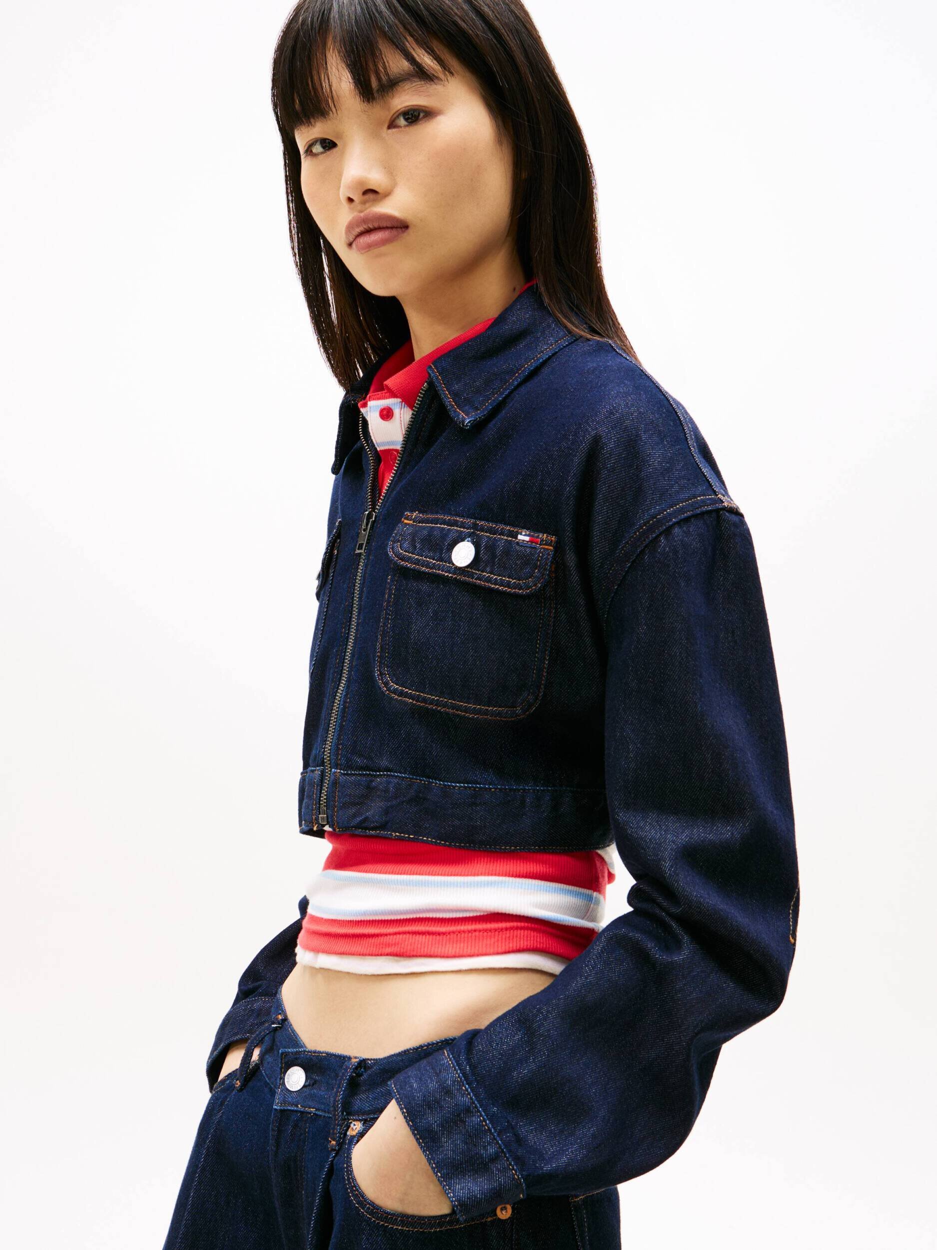 Tommy Jeans De blugi geacă BJ4054 | Cropped Fit