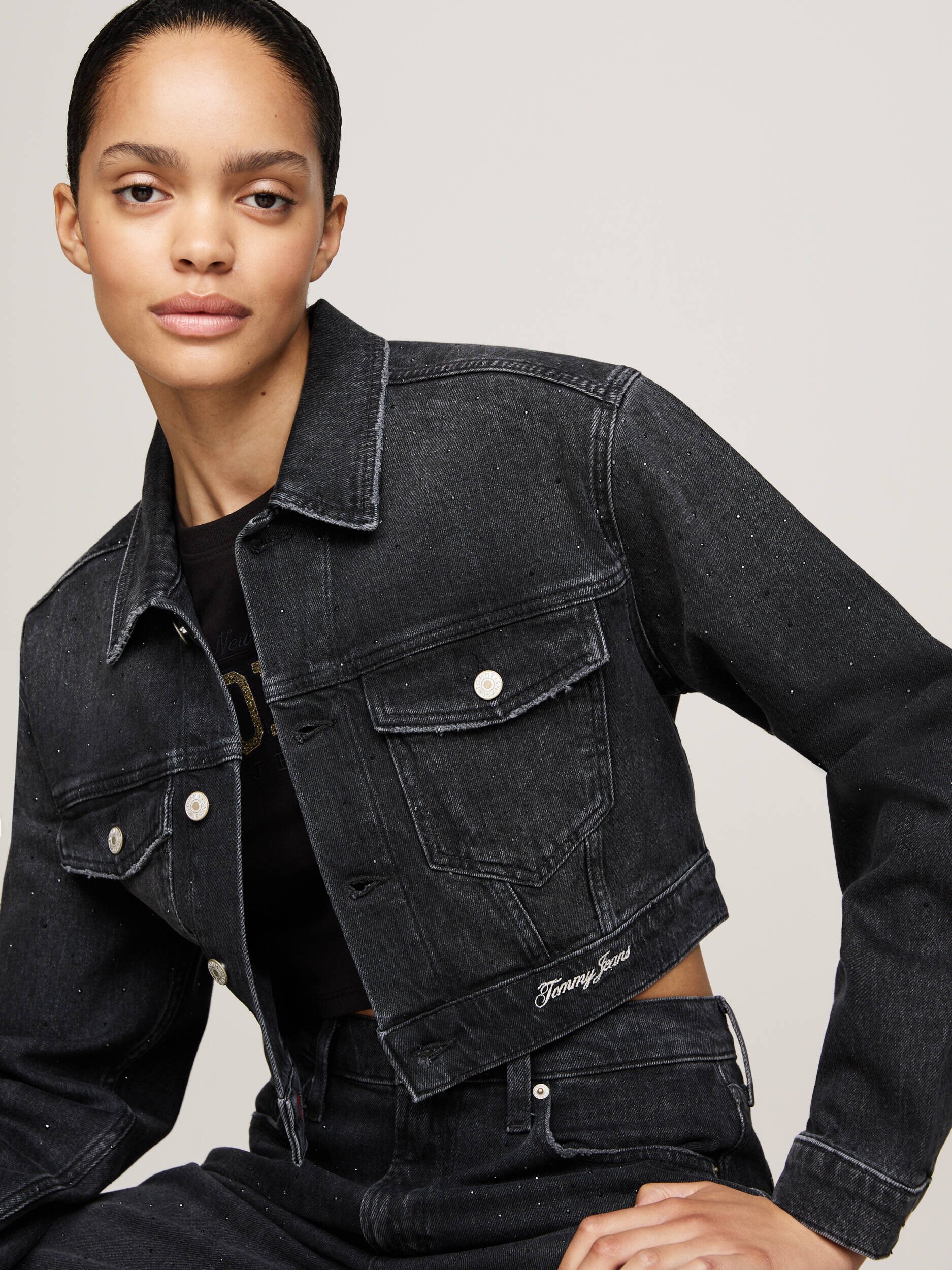 Tommy Jeans De blugi geacă | Cropped Fit