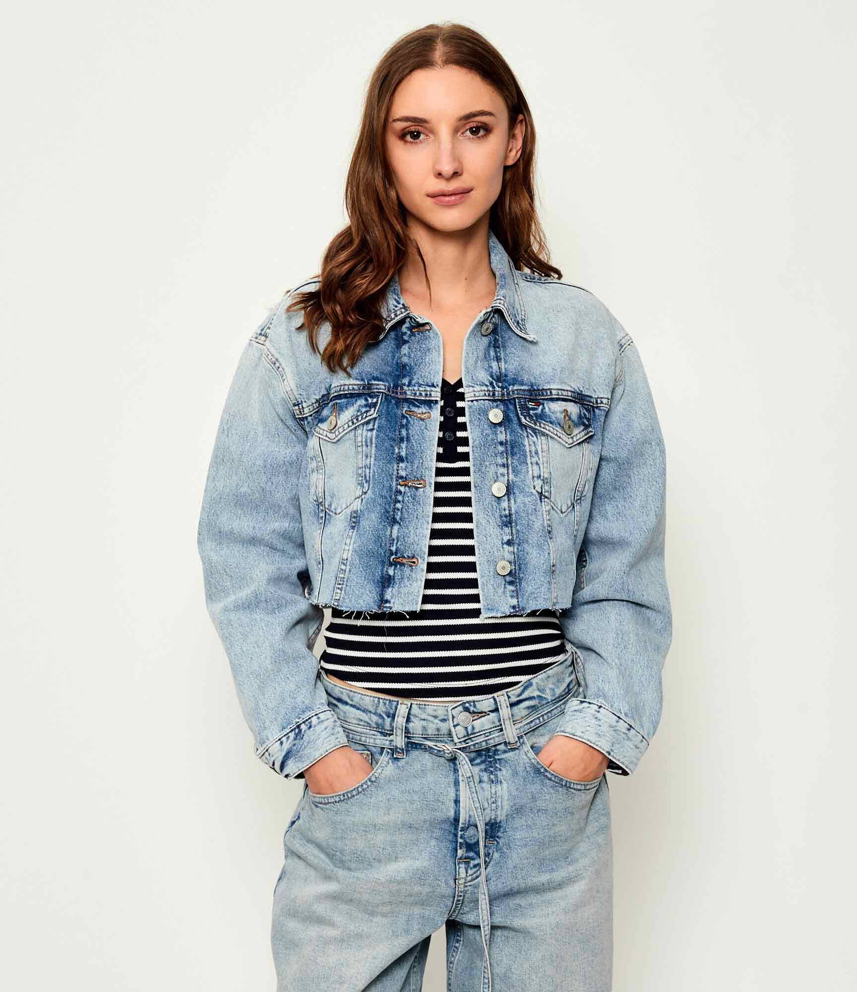 Tommy Jeans De blugi geacă | Cropped Fit