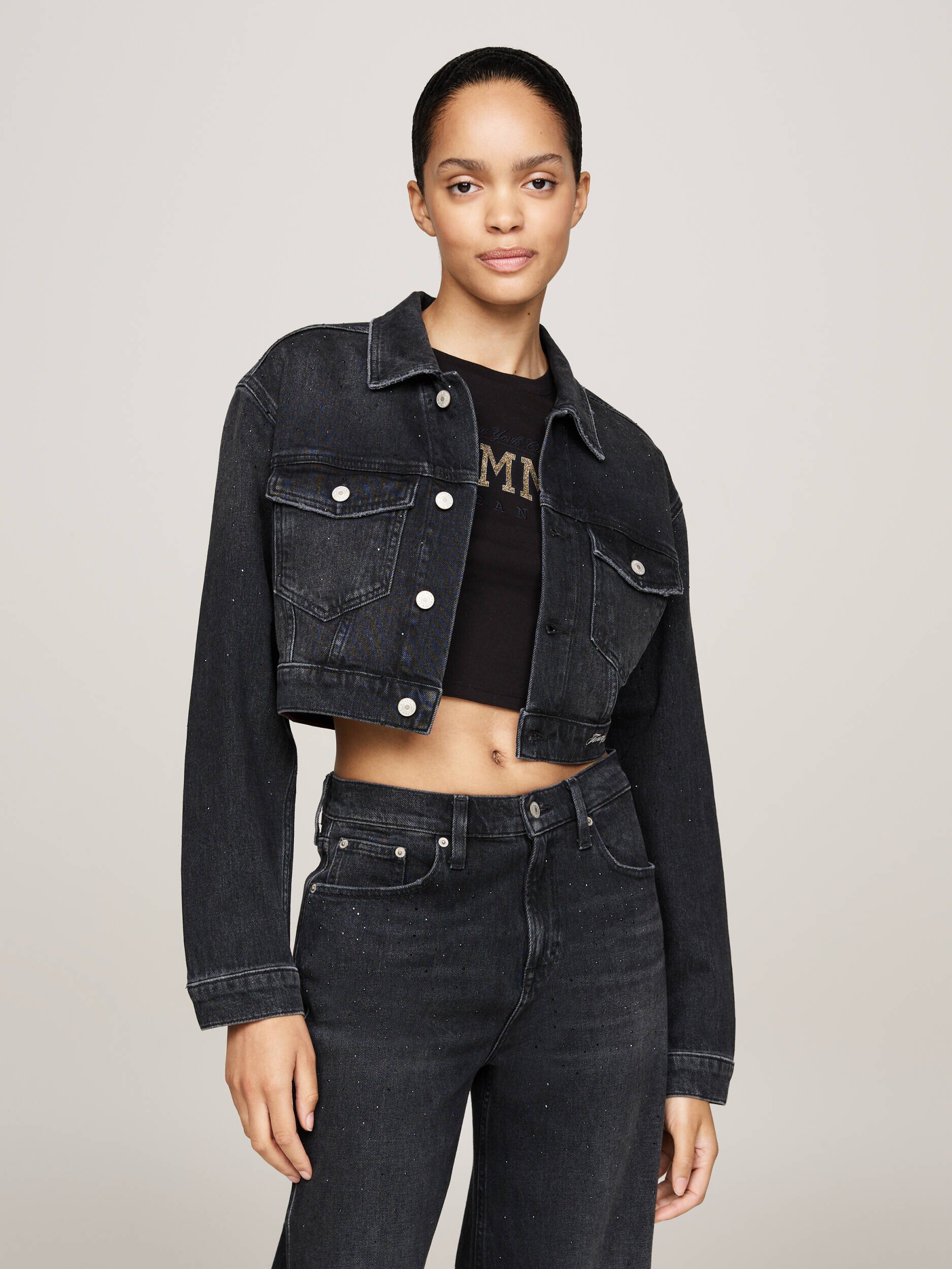Tommy Jeans De blugi geacă | Cropped Fit
