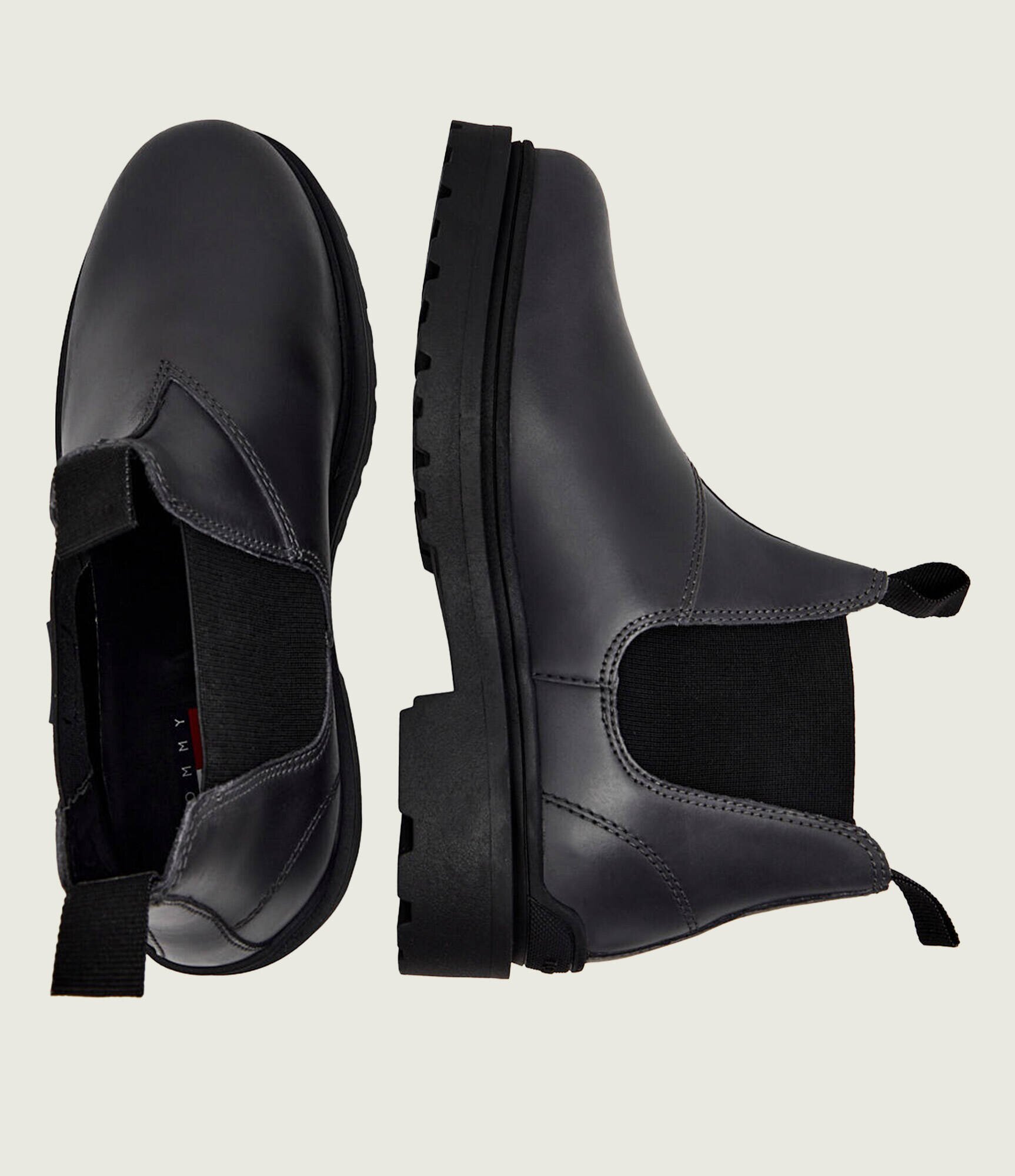 Tommy Jeans De piele ghete chelsea CHELSEA