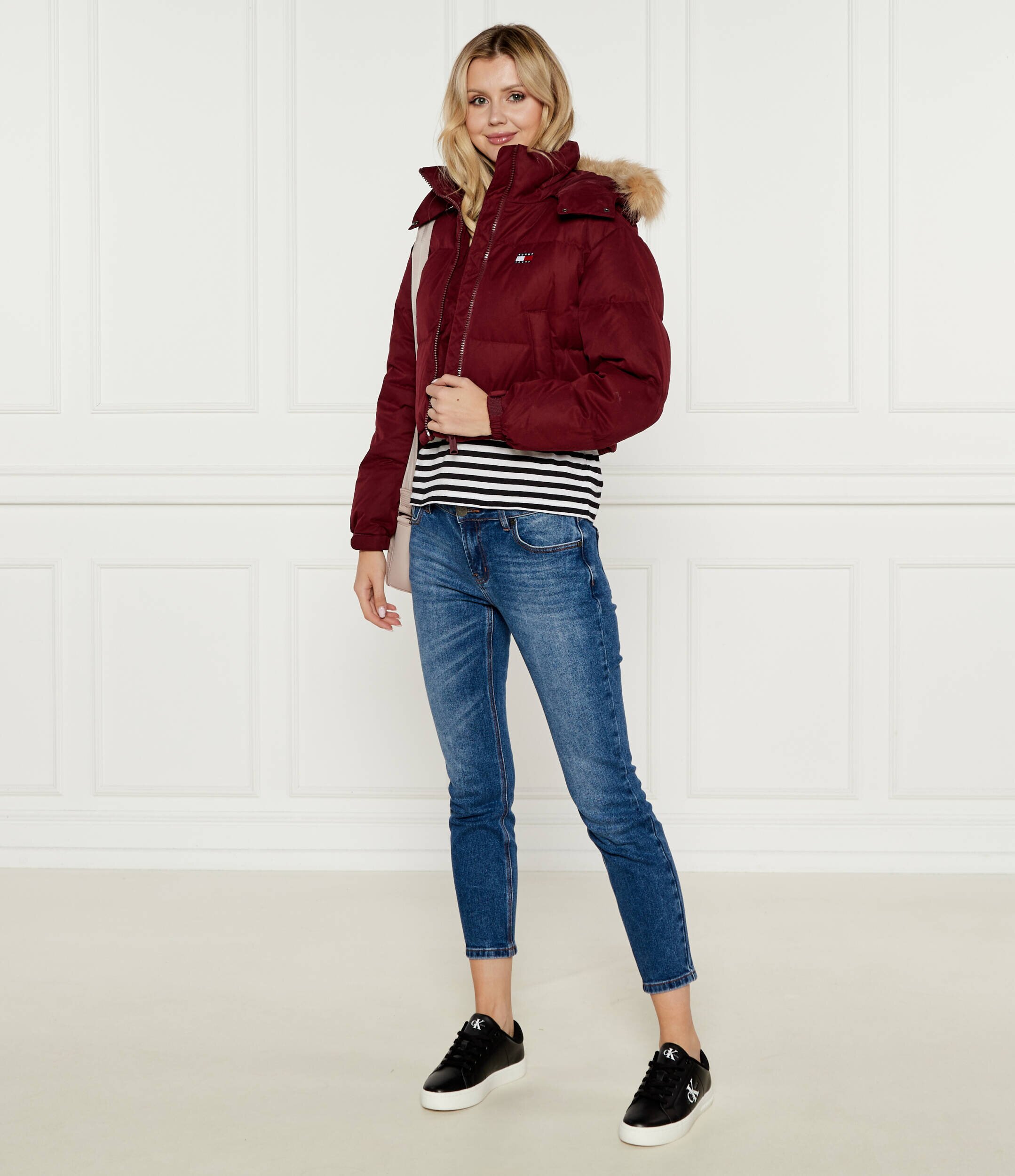 Tommy Jeans De puf geacă ALASKA | Cropped Fit