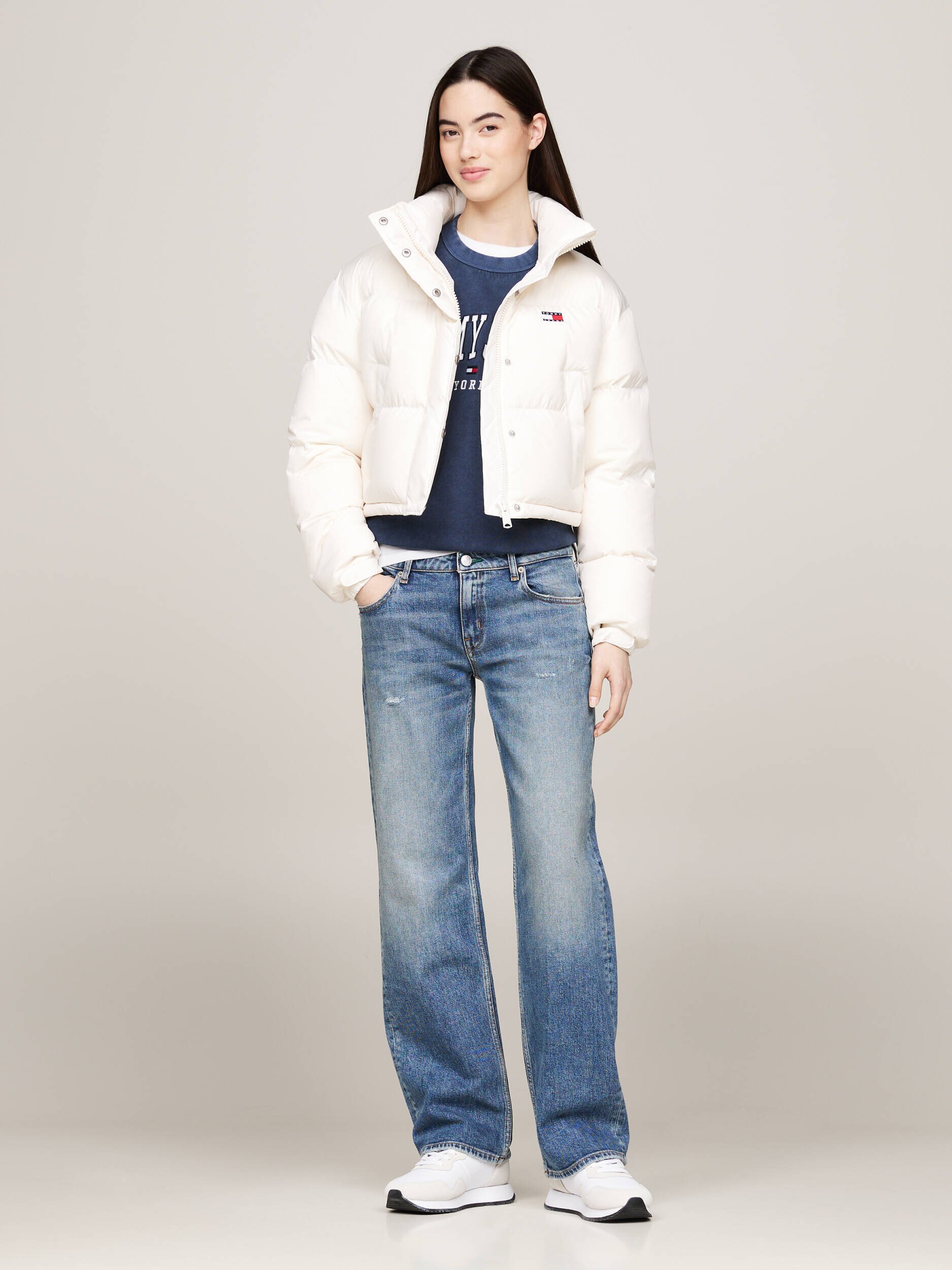 Tommy Jeans De puf geacă | Cropped Fit