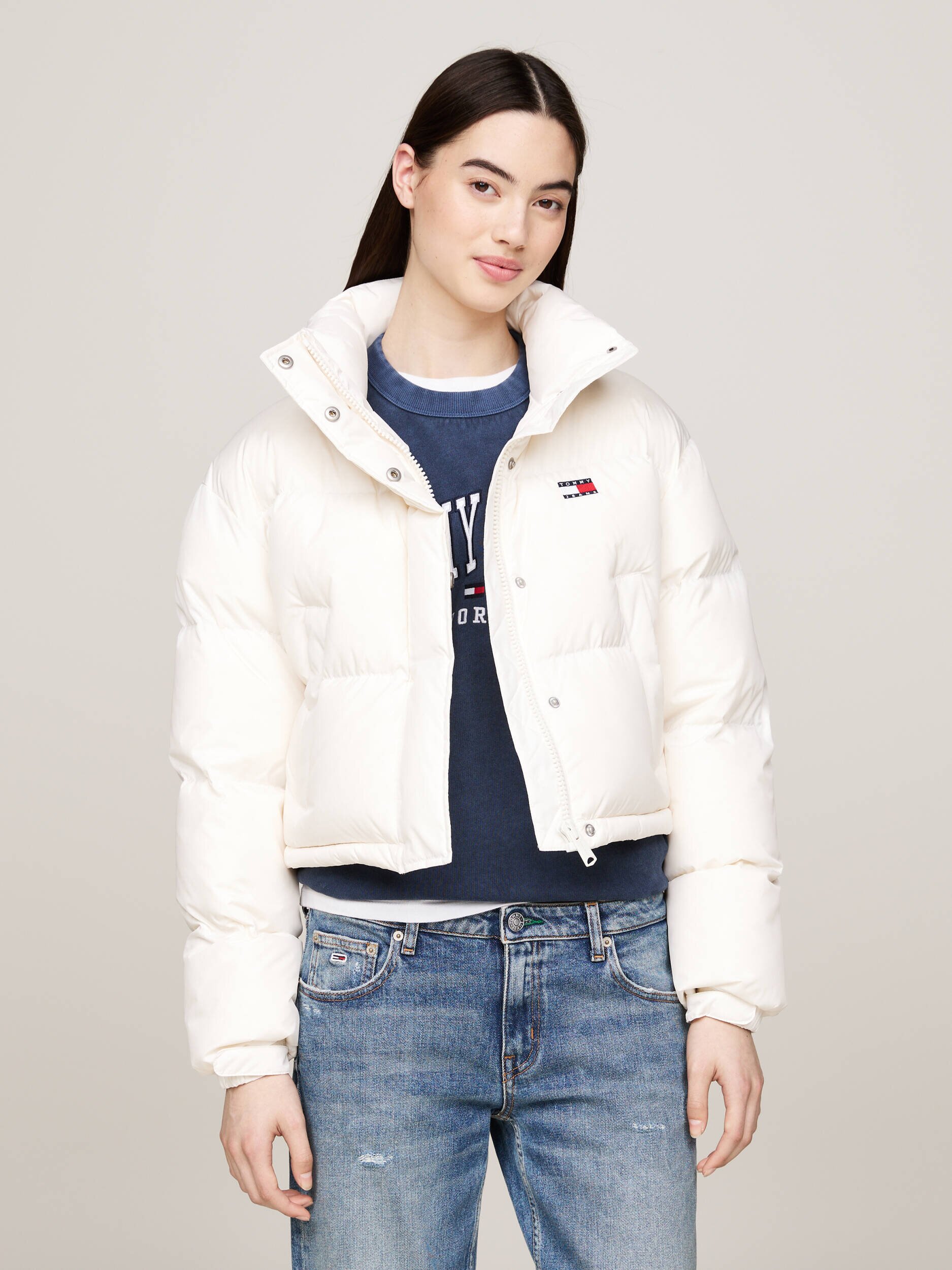Tommy Jeans De puf geacă | Cropped Fit