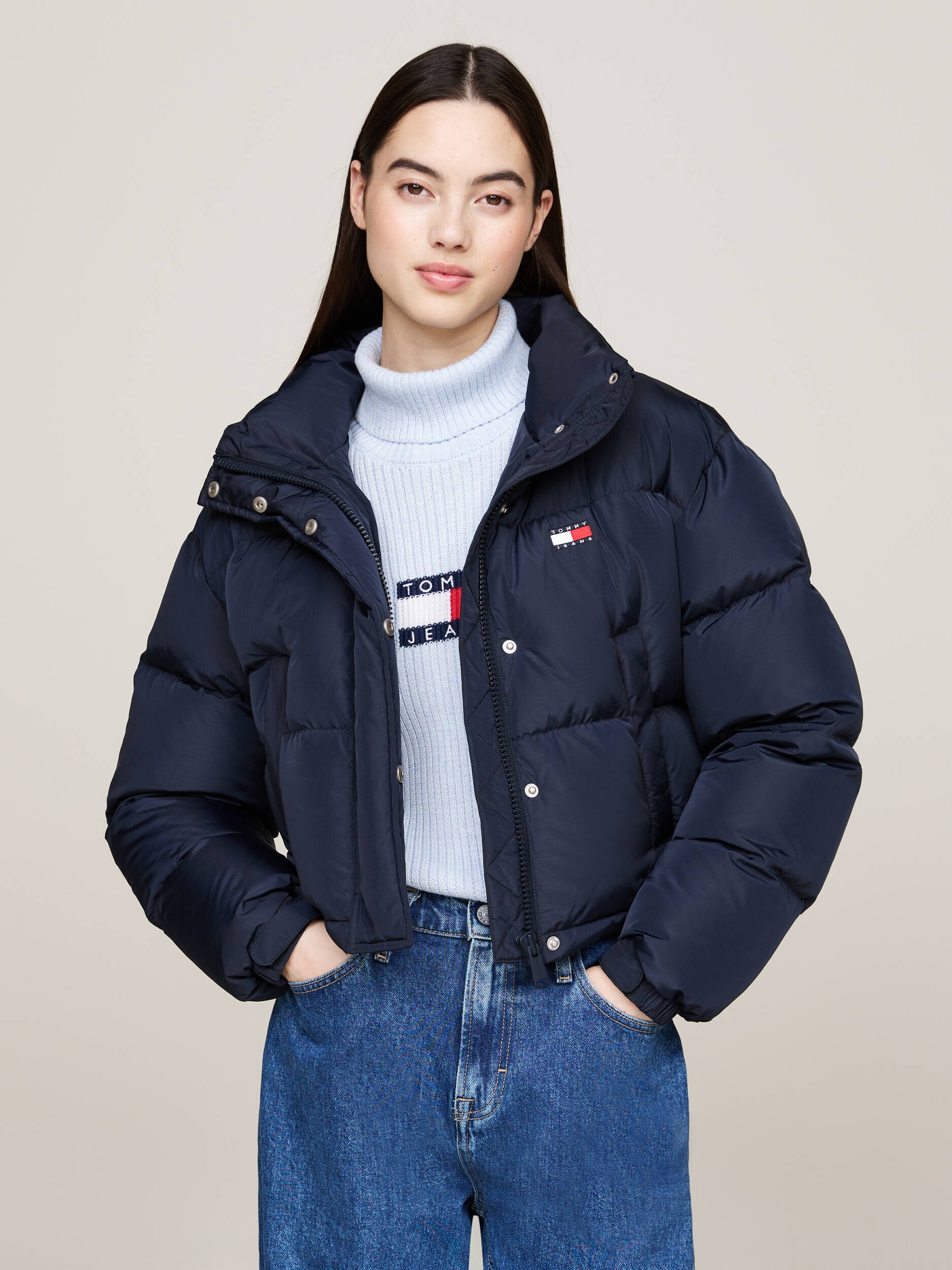 Tommy Jeans De puf geacă | Cropped Fit
