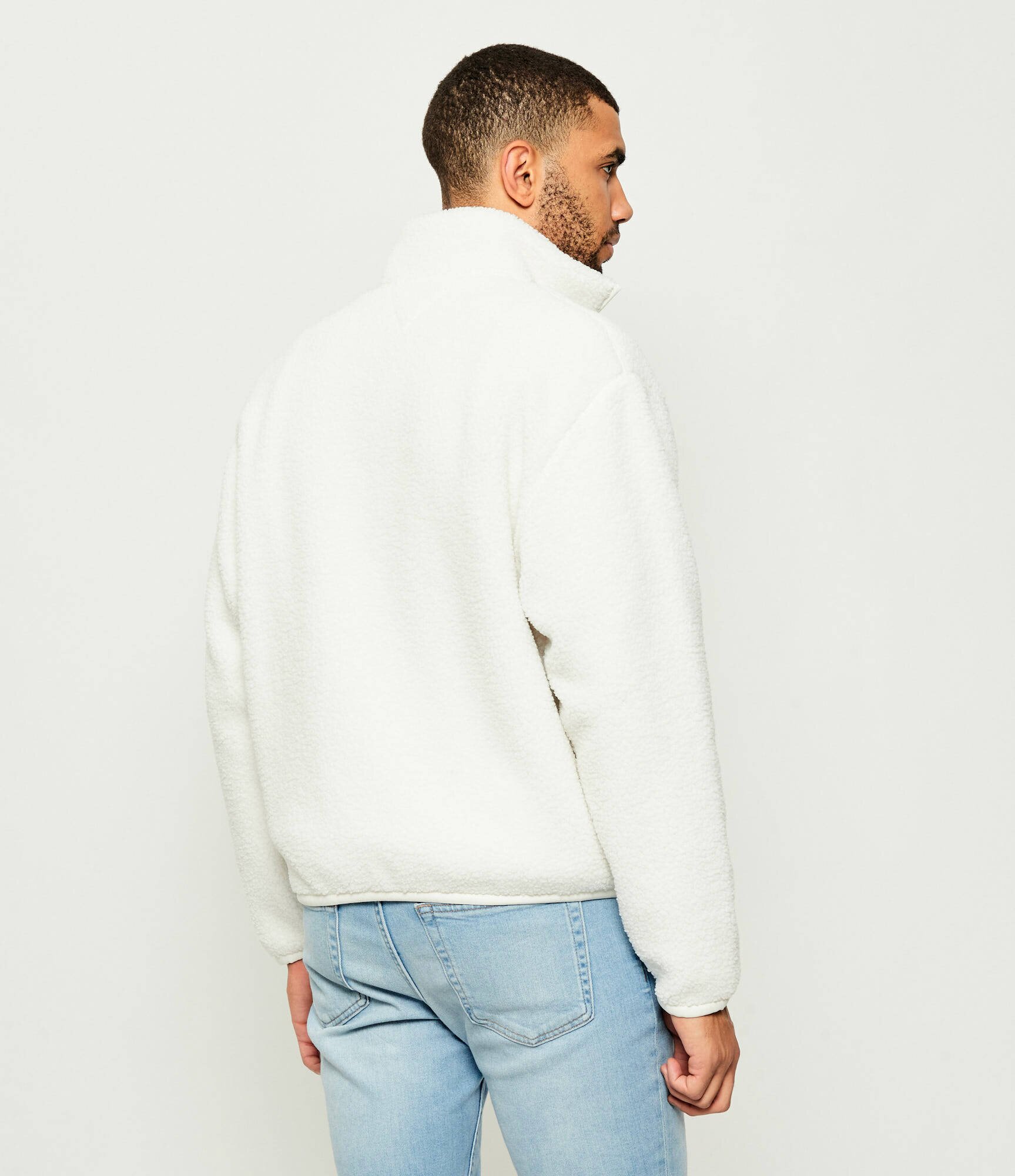 Tommy Jeans Din fleece hanorac TEDDY | Relaxed fit | shearling