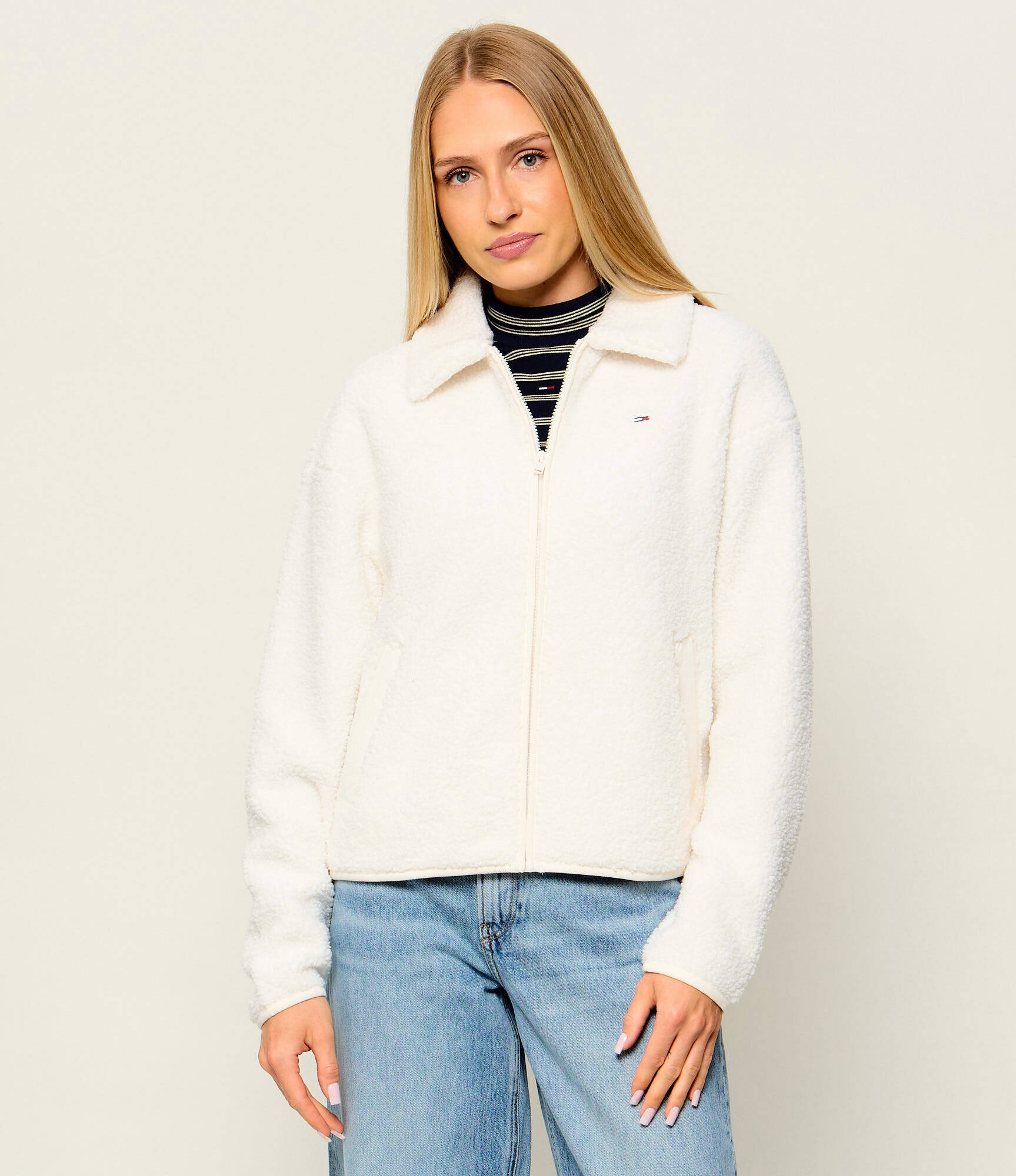 Tommy Jeans Din fleece kurtka | regular fit