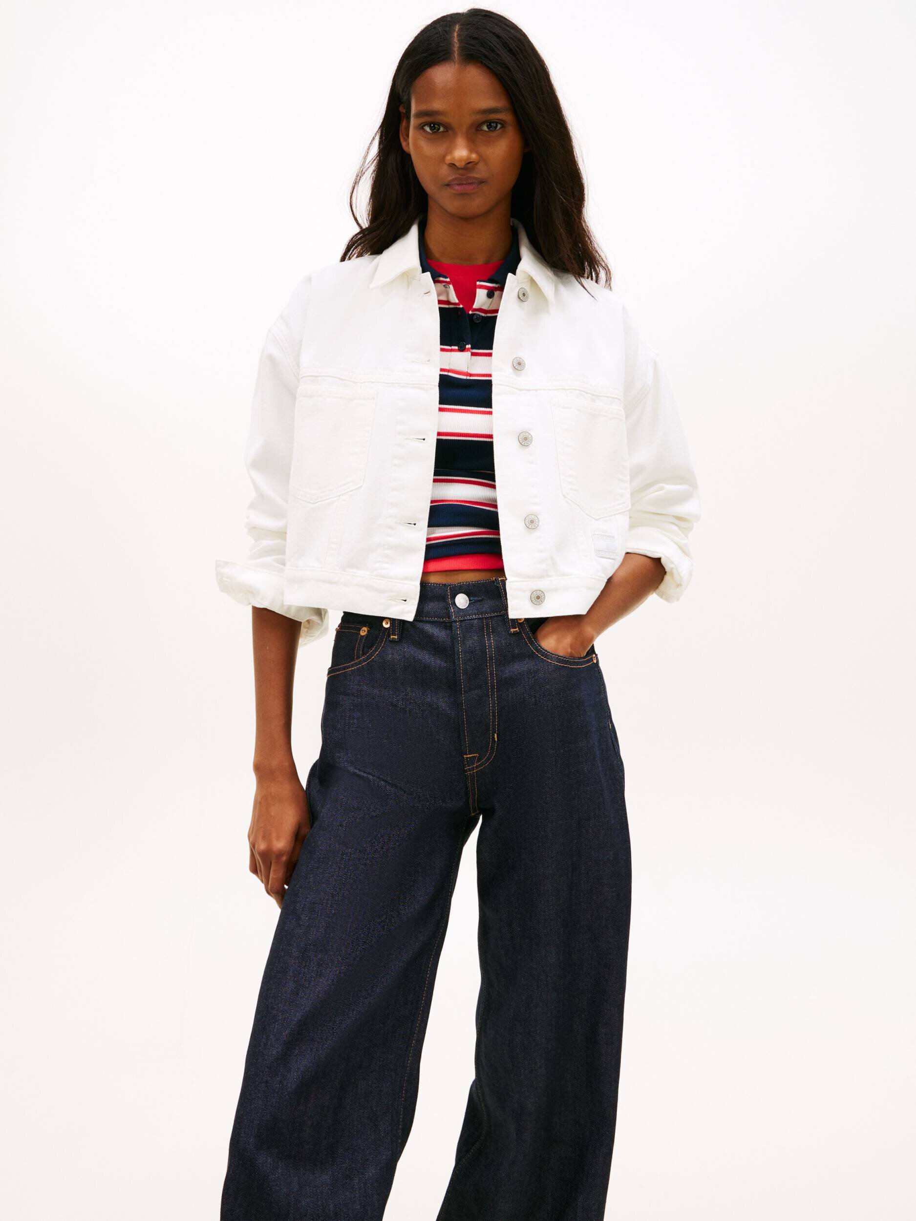 Tommy Jeans Geacă de blug | Cropped Fit