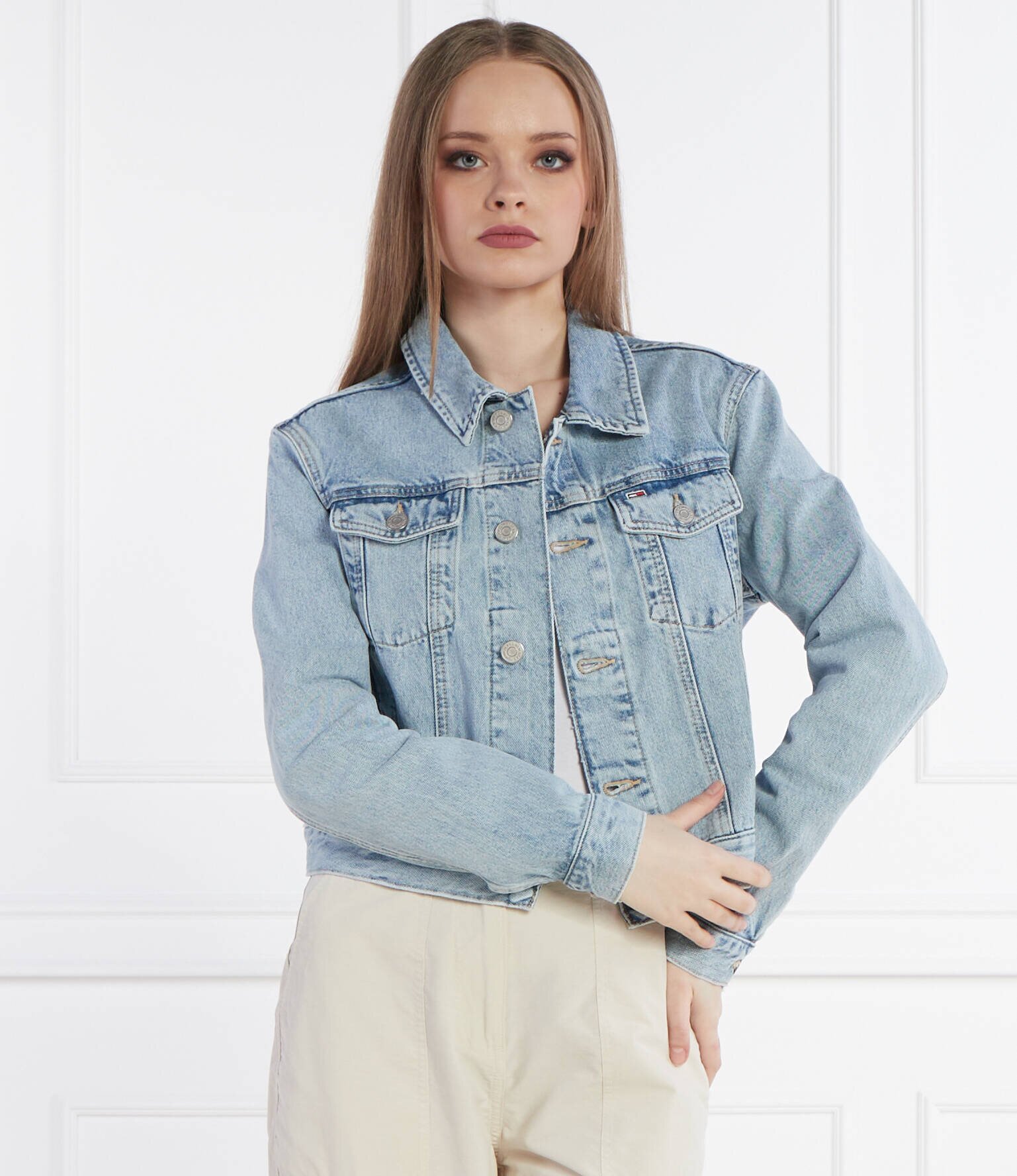 Tommy Jeans Geacă de blug | Slim Fit