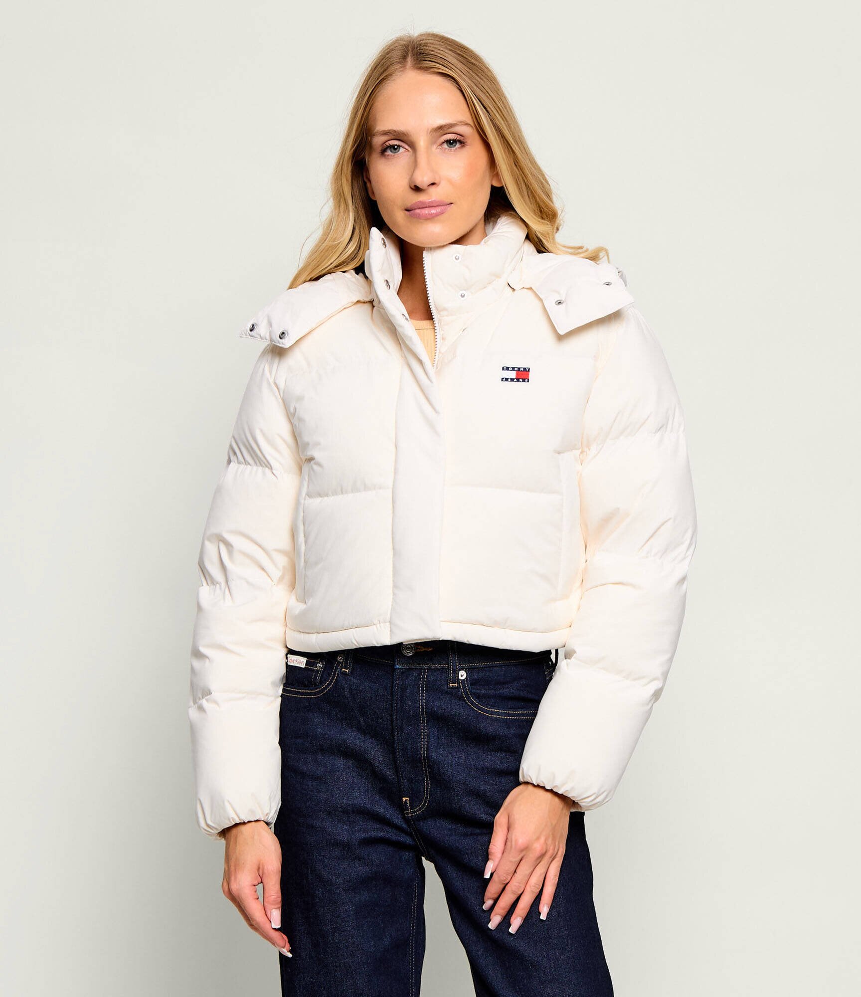 Tommy Jeans Geacă de puf Alaska | Cropped Fit